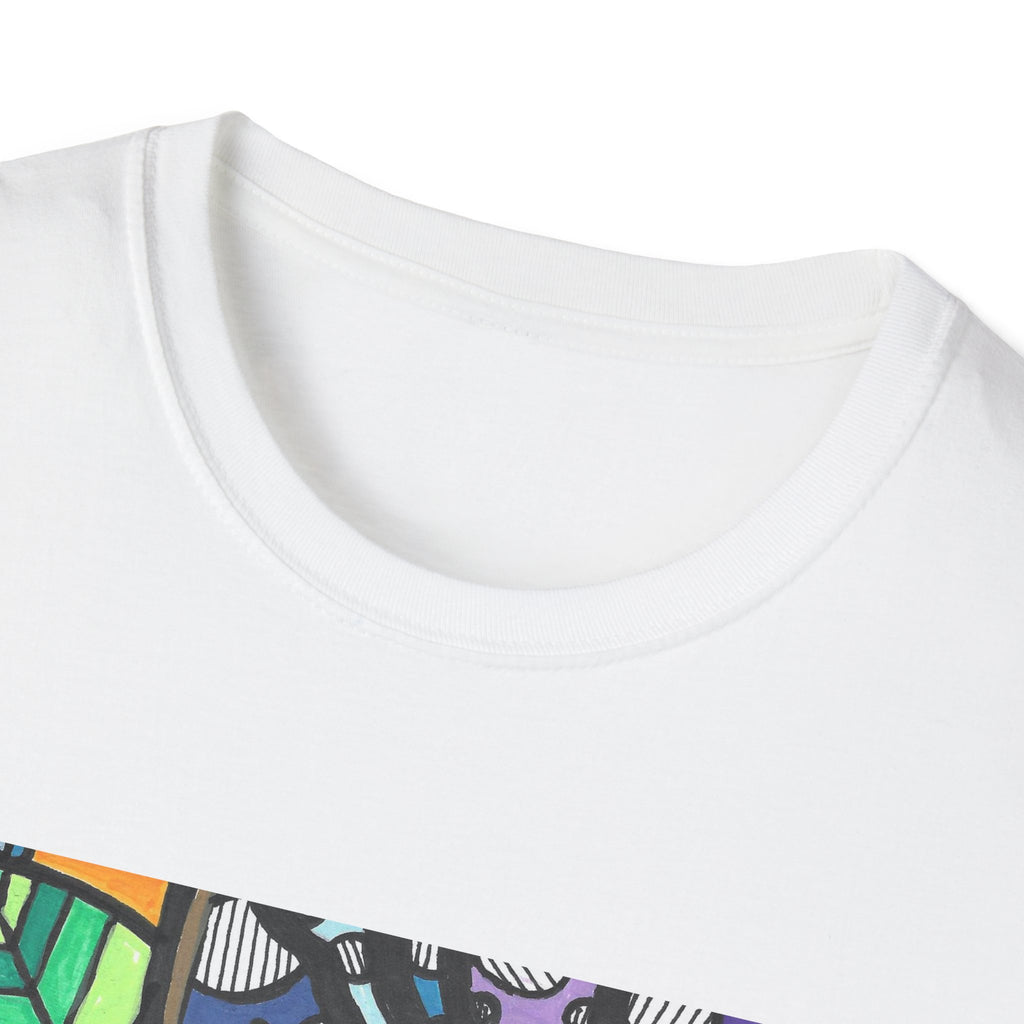 Mandala Floral Tee — Colorful Boho Graphic T-Shirt with 'Algora Indico' Design