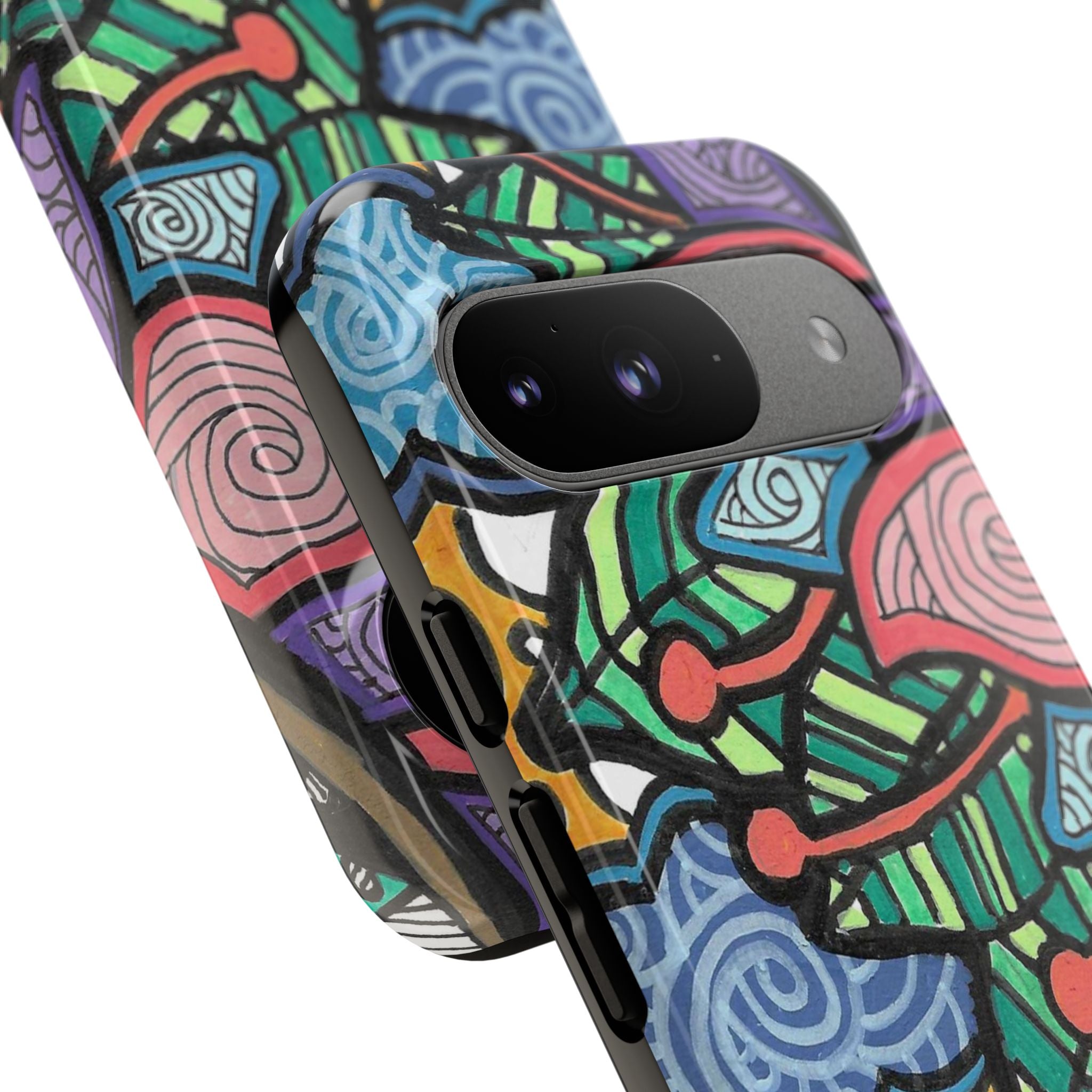 Hand drawn Floral Happy TOUGH Phone Case