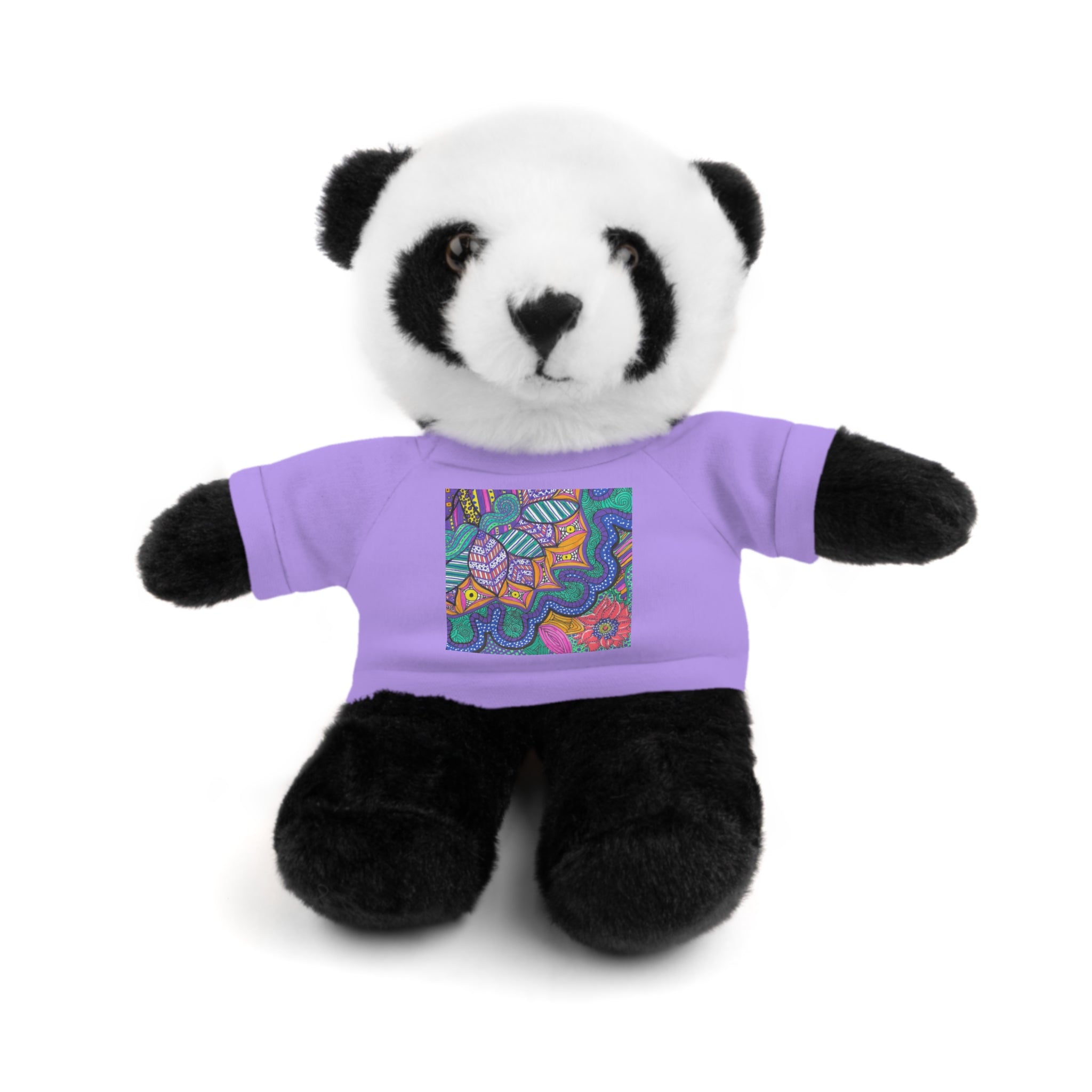 Spring Easter stuffed animal with printed tee