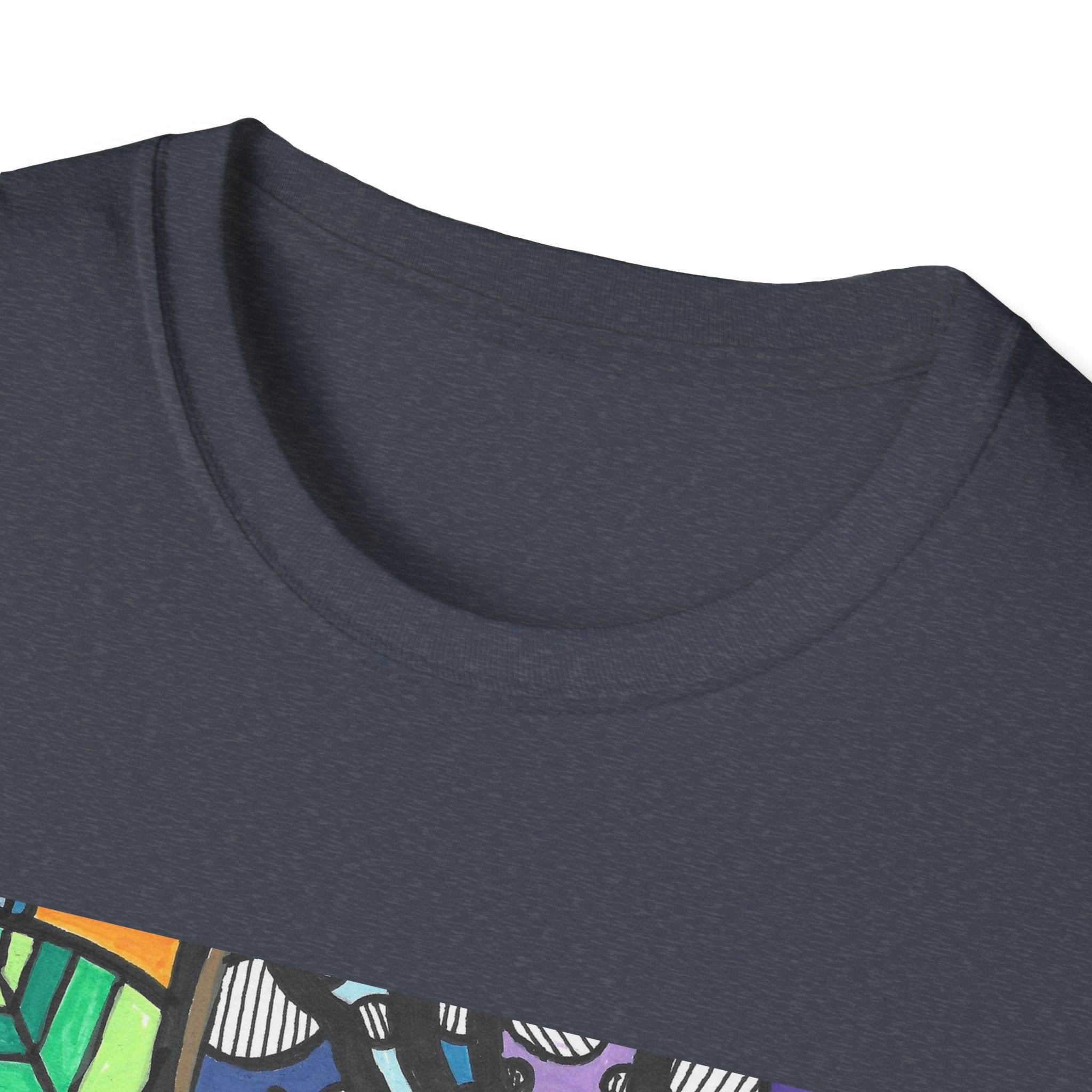 Mandala Floral Tee — Colorful Boho Graphic T-Shirt with 'Algora Indico' Design