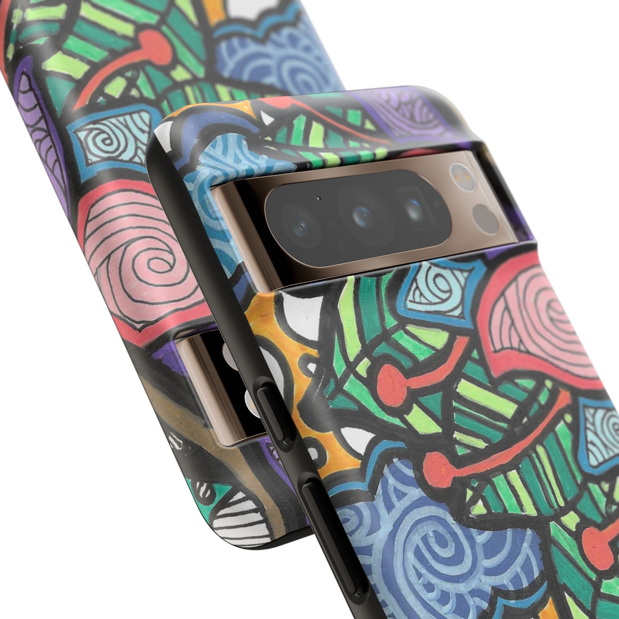 Hand drawn Floral Happy TOUGH Phone Case