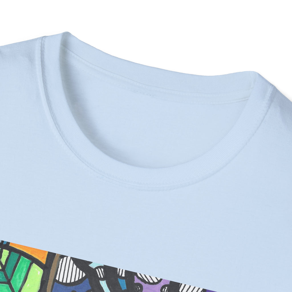 Mandala Floral Tee — Colorful Boho Graphic T-Shirt with 'Algora Indico' Design