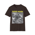 Indigo Doodle Art T-Shirt — 'ASARA INDIGO' Black & White Abstract Graphic Tee