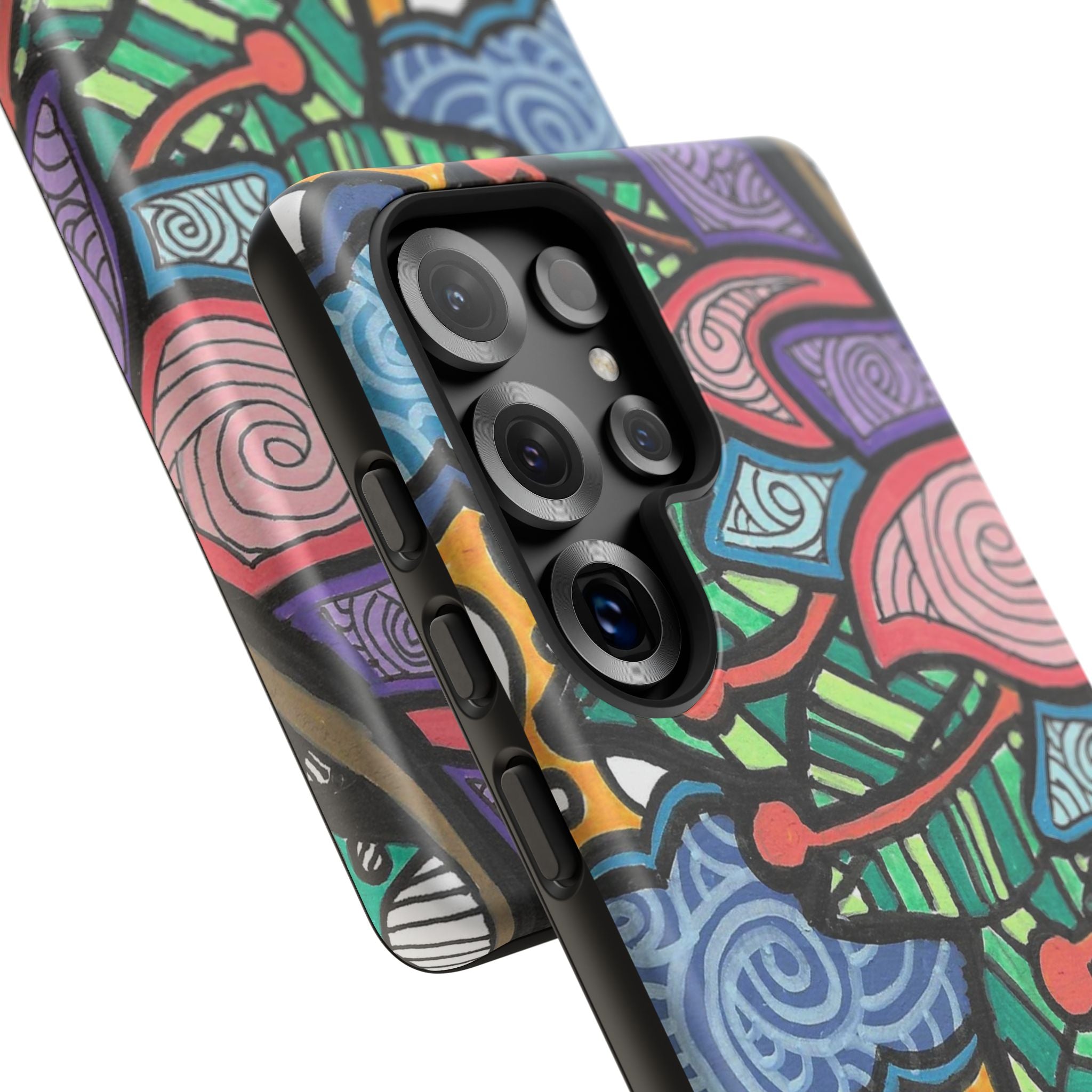 Hand drawn Floral Happy TOUGH Phone Case