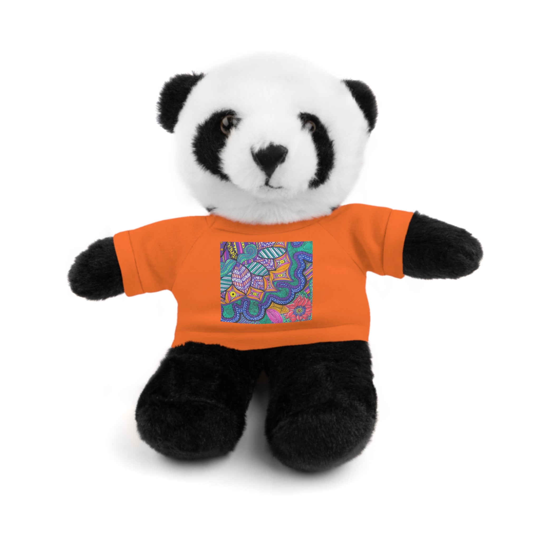 Spring Easter stuffed animal with printed tee