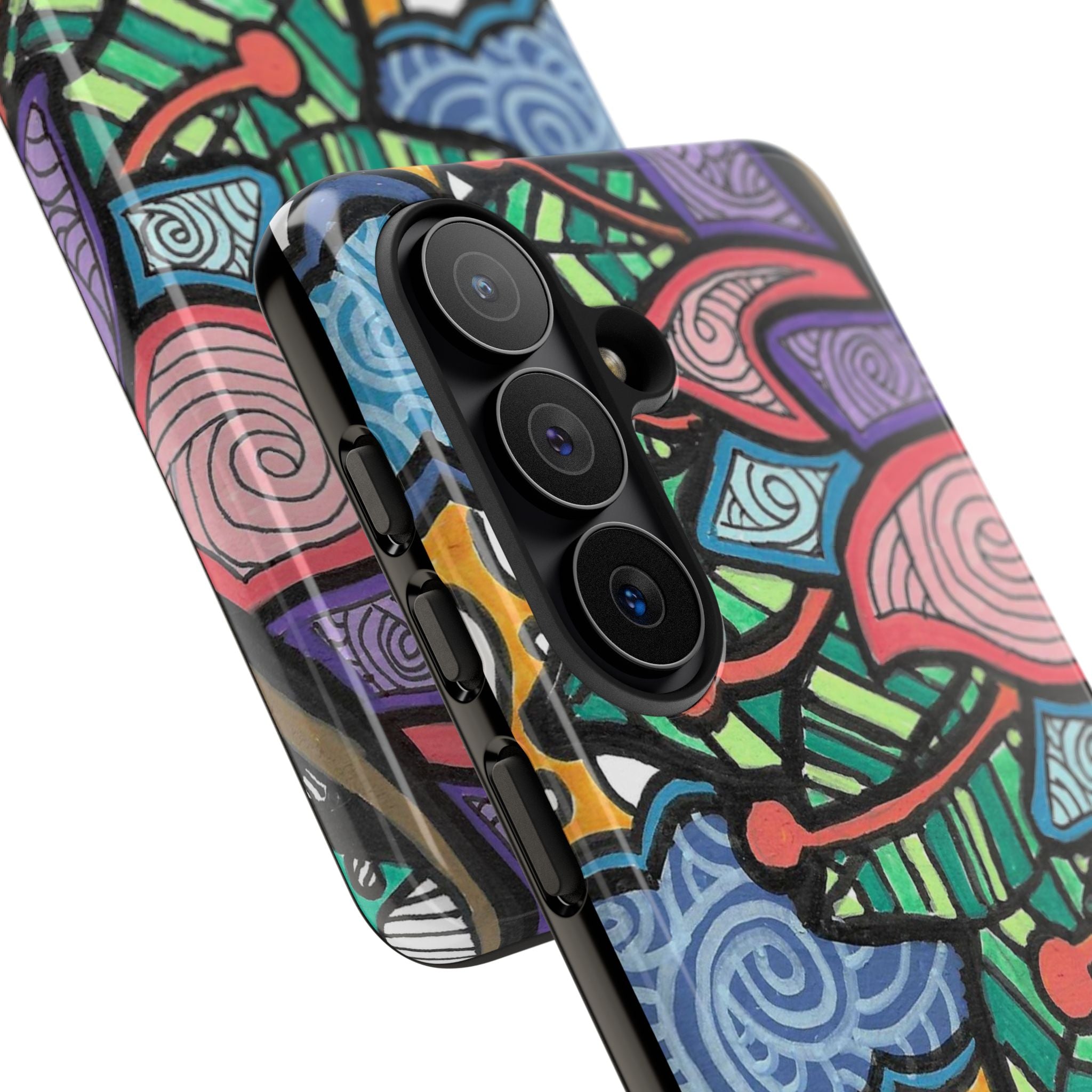 Hand drawn Floral Happy TOUGH Phone Case