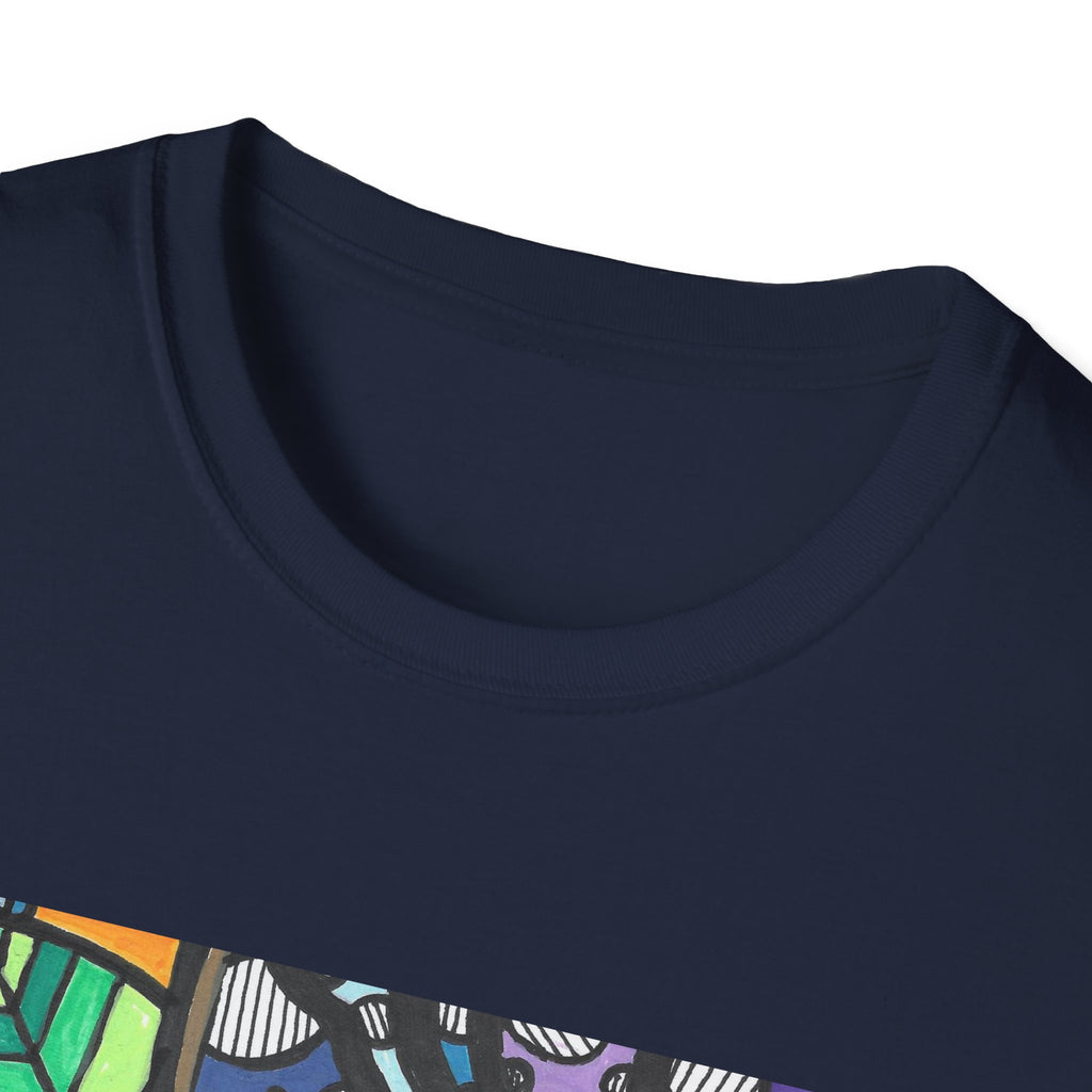 Mandala Floral Tee — Colorful Boho Graphic T-Shirt with 'Algora Indico' Design
