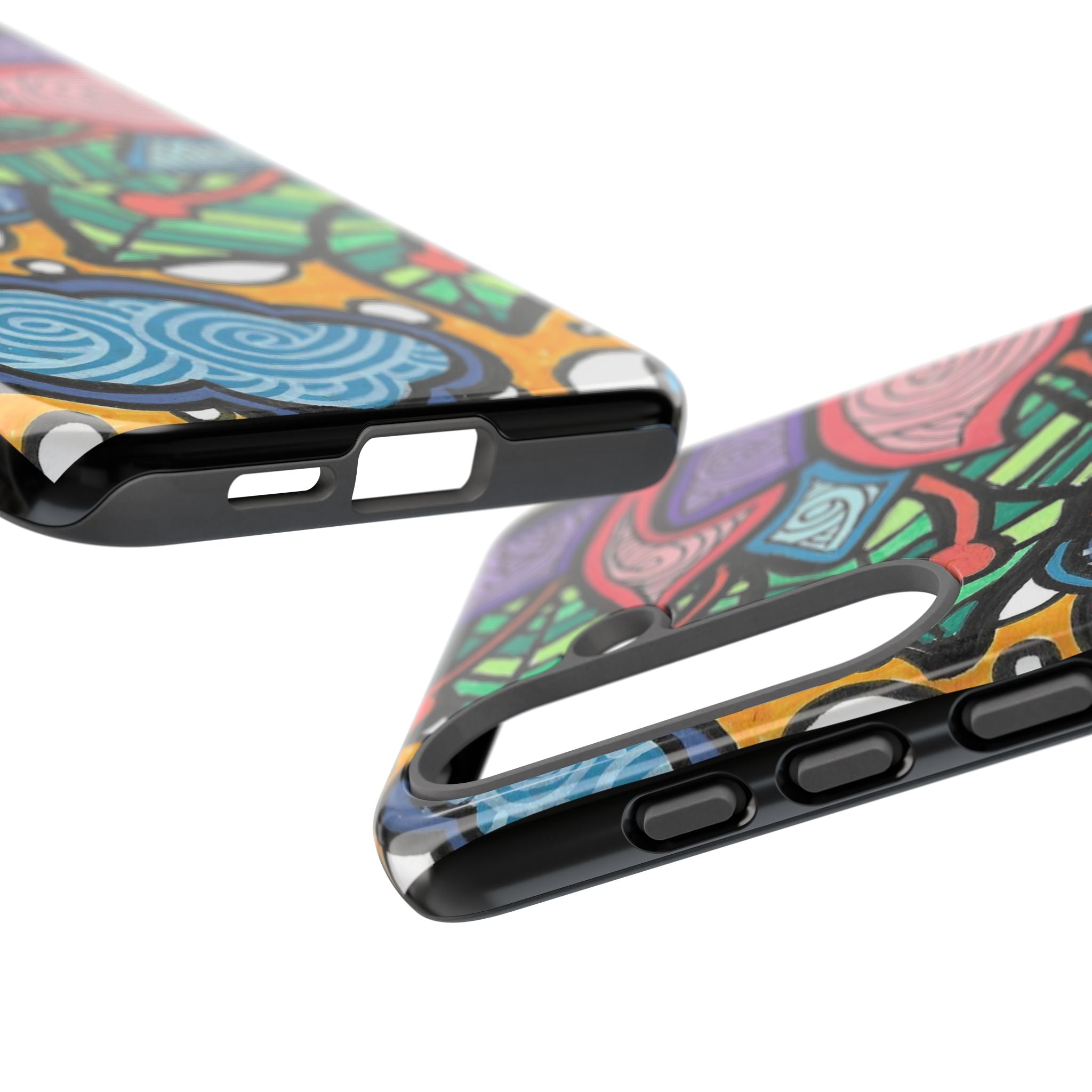 Hand drawn Floral Happy TOUGH Phone Case