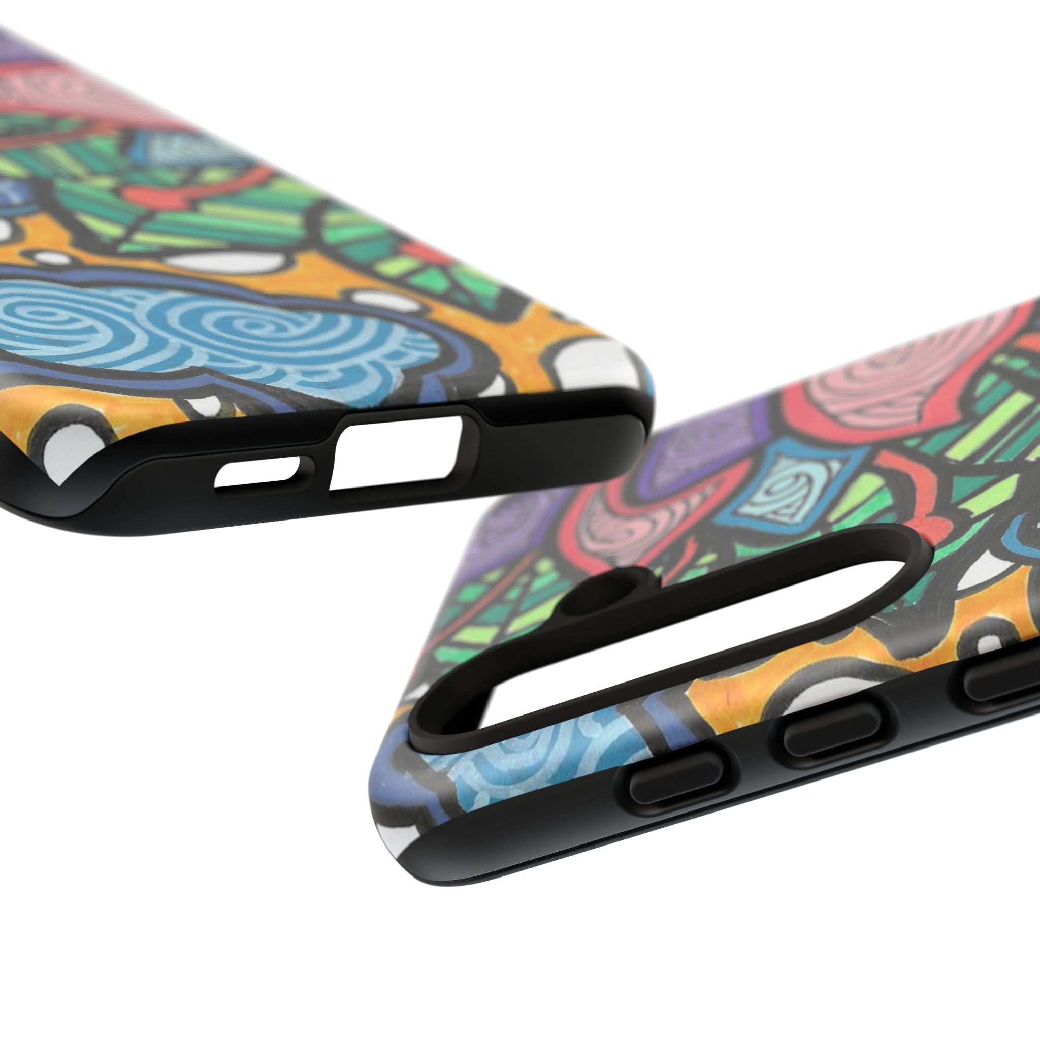 Hand drawn Floral Happy TOUGH Phone Case