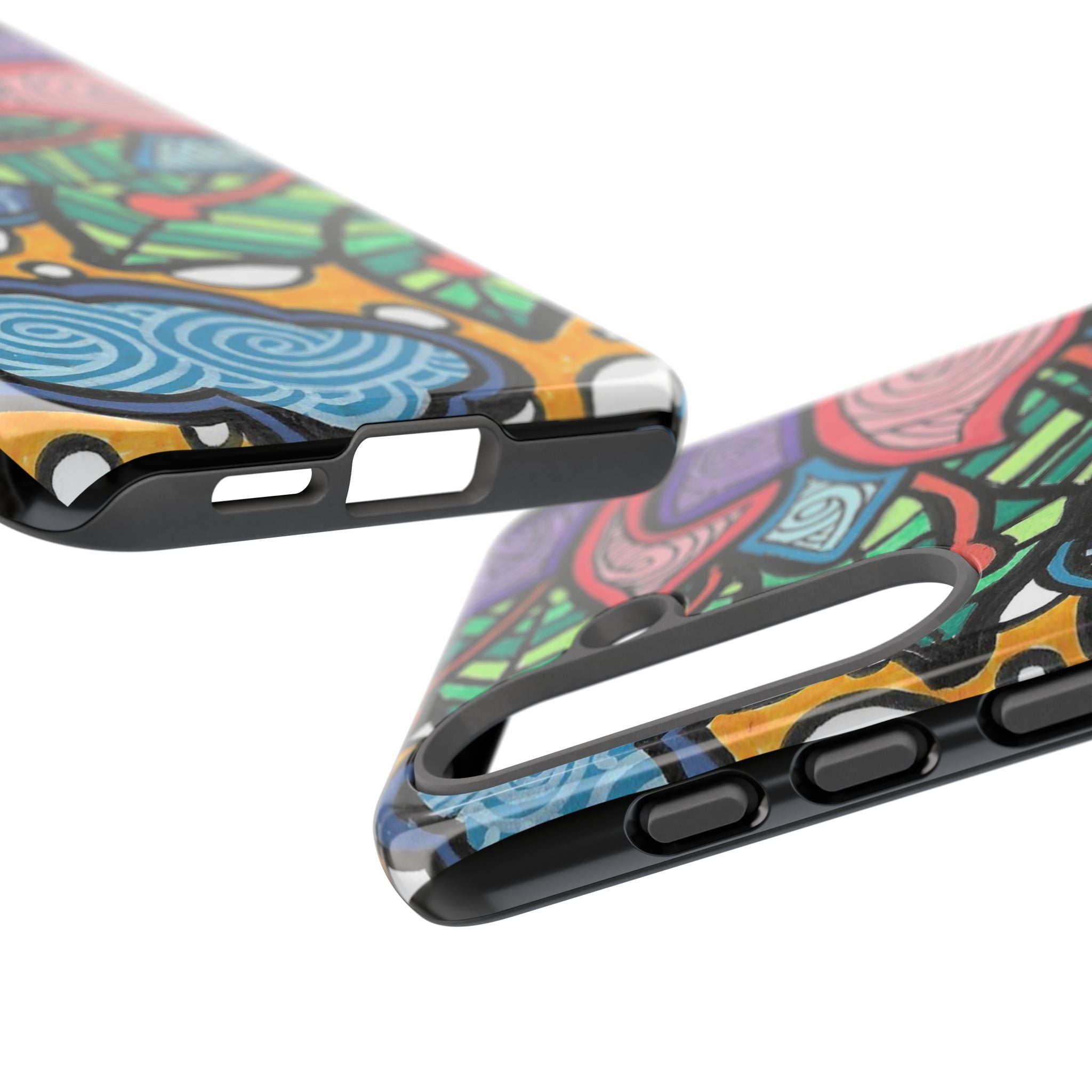 Hand drawn Floral Happy TOUGH Phone Case