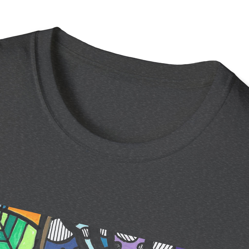 Mandala Floral Tee — Colorful Boho Graphic T-Shirt with 'Algora Indico' Design