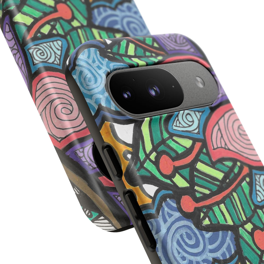 Hand drawn Floral Happy TOUGH Phone Case