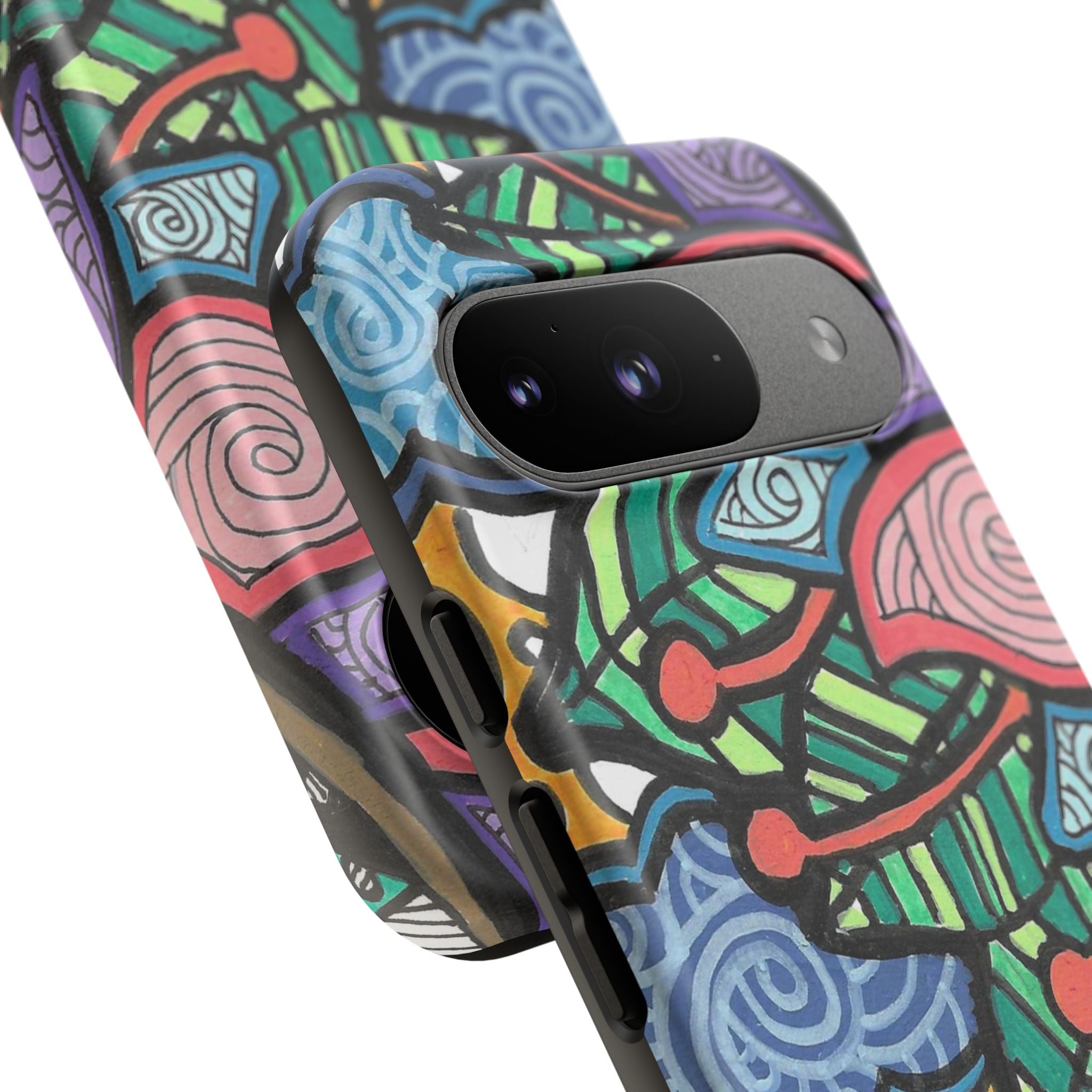 Hand drawn Floral Happy TOUGH Phone Case