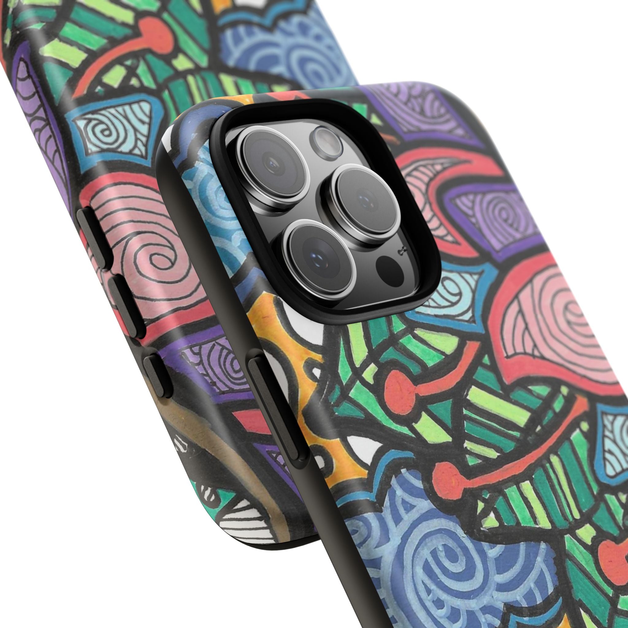 Hand drawn Floral Happy TOUGH Phone Case