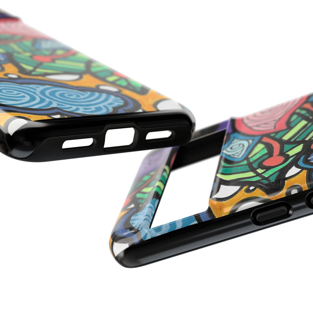 Hand drawn Floral Happy TOUGH Phone Case