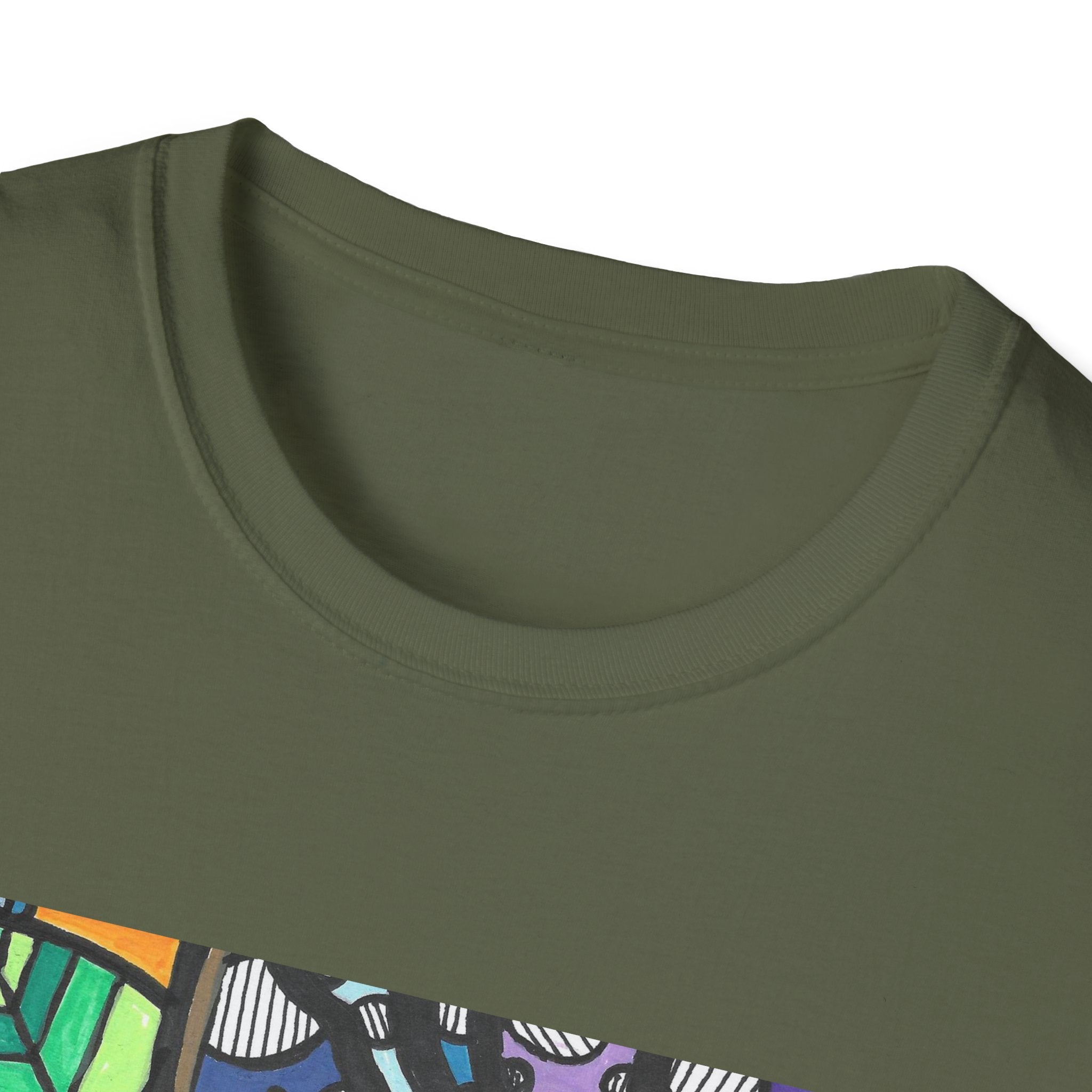 Mandala Floral Tee — Colorful Boho Graphic T-Shirt with 'Algora Indico' Design