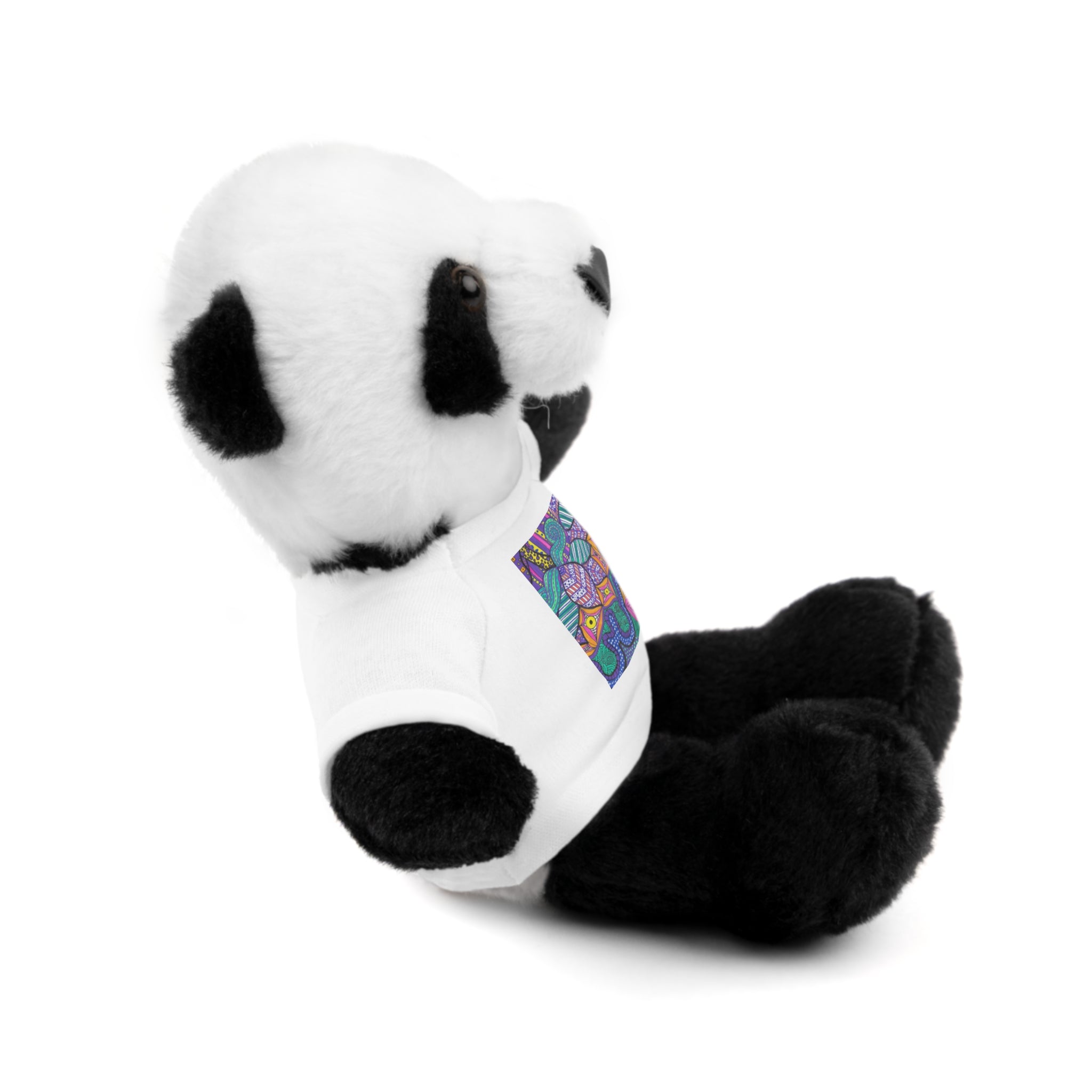 Spring Easter stuffed animal with printed tee