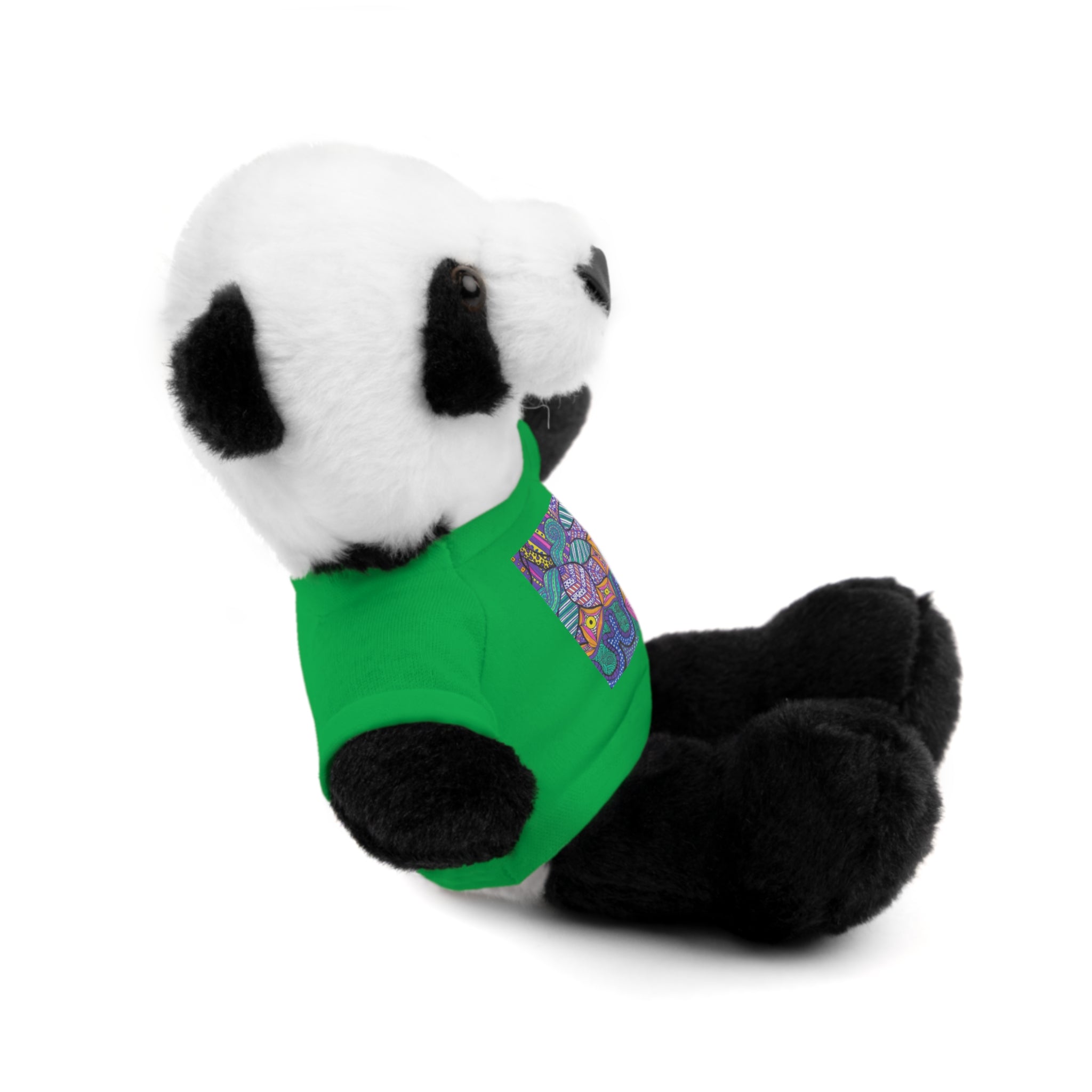 Spring Easter stuffed animal with printed tee