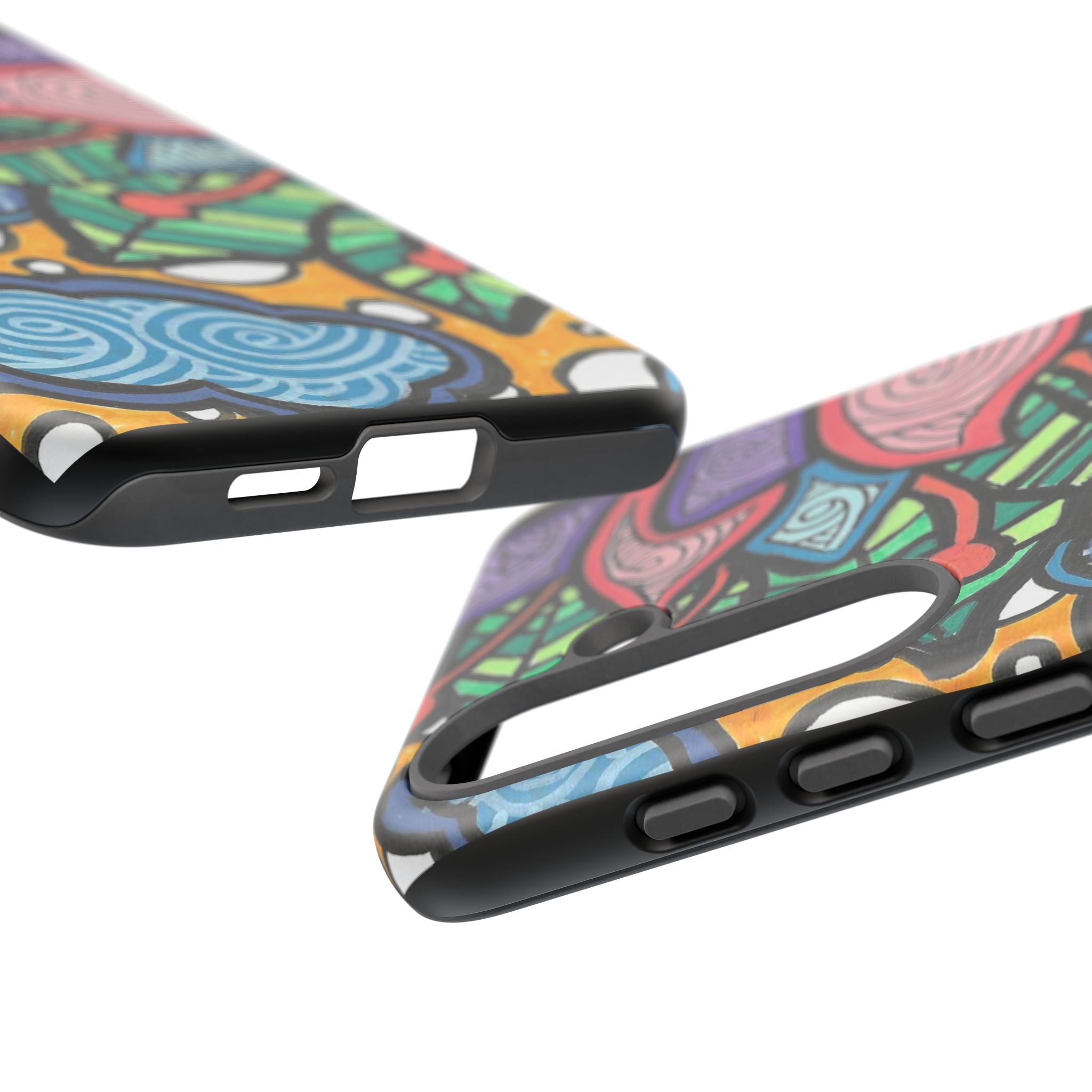 Hand drawn Floral Happy TOUGH Phone Case