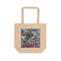 RESIST Zentangle Art Tote Bag | Black Canvas Tote