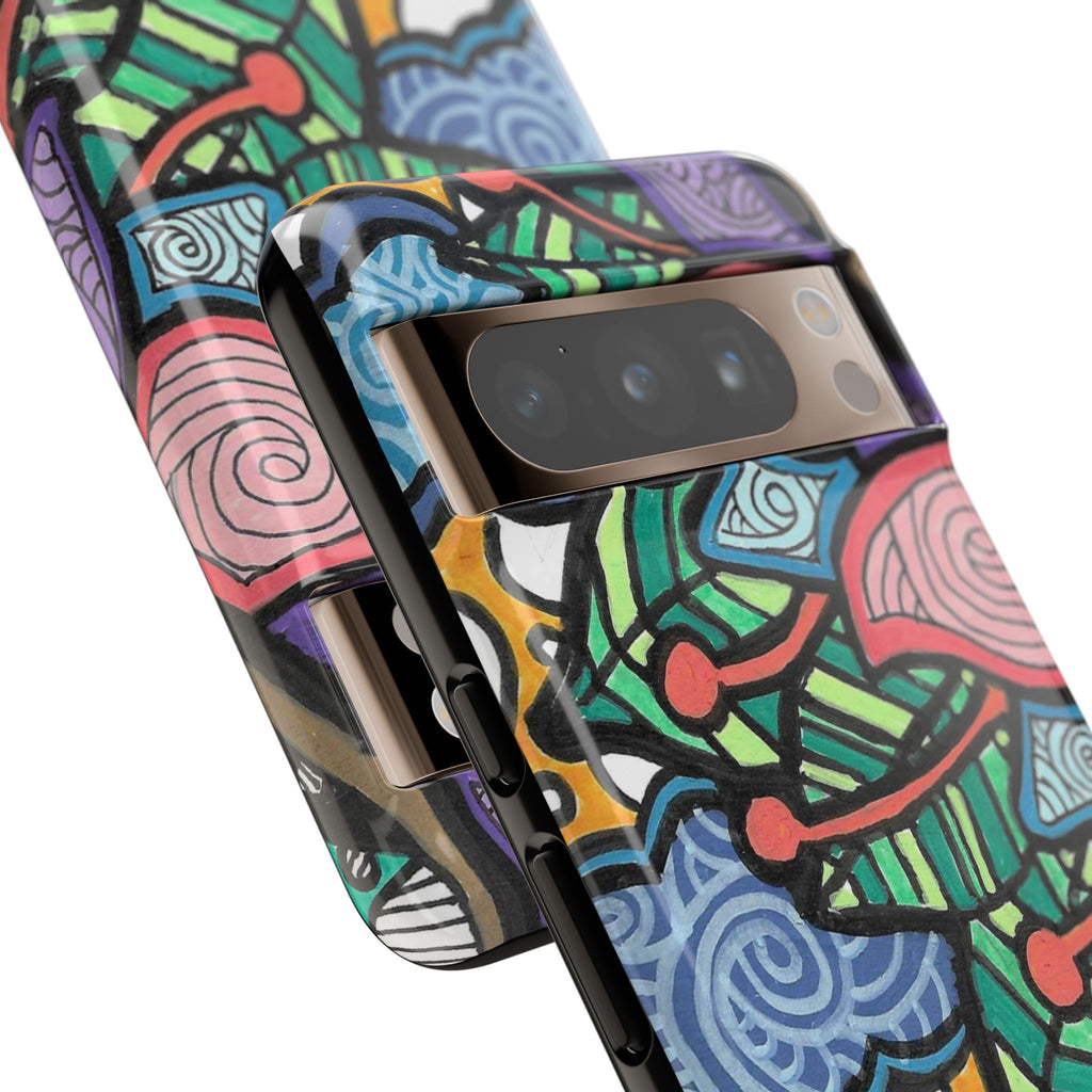 Hand drawn Floral Happy TOUGH Phone Case