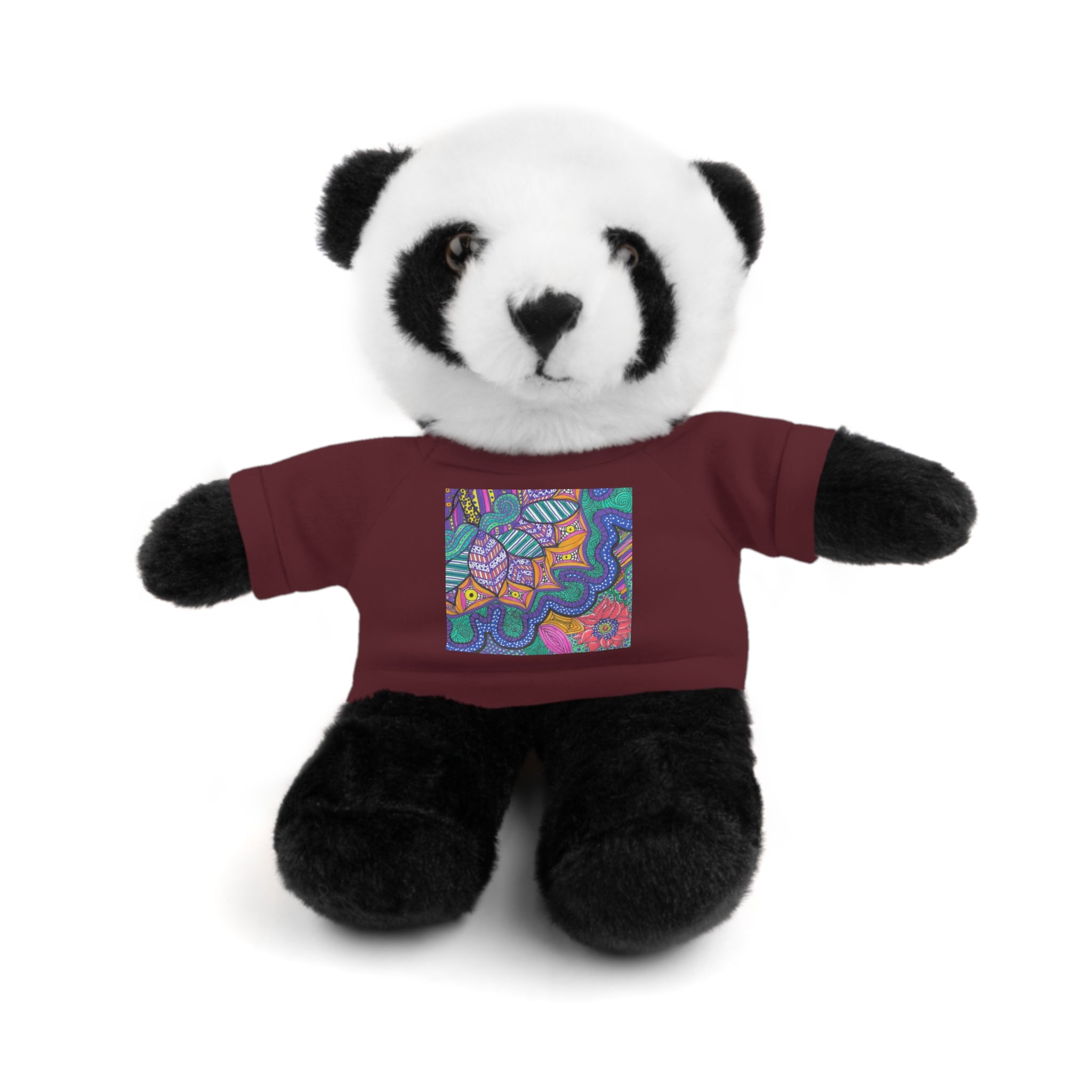 Spring Easter stuffed animal with printed tee