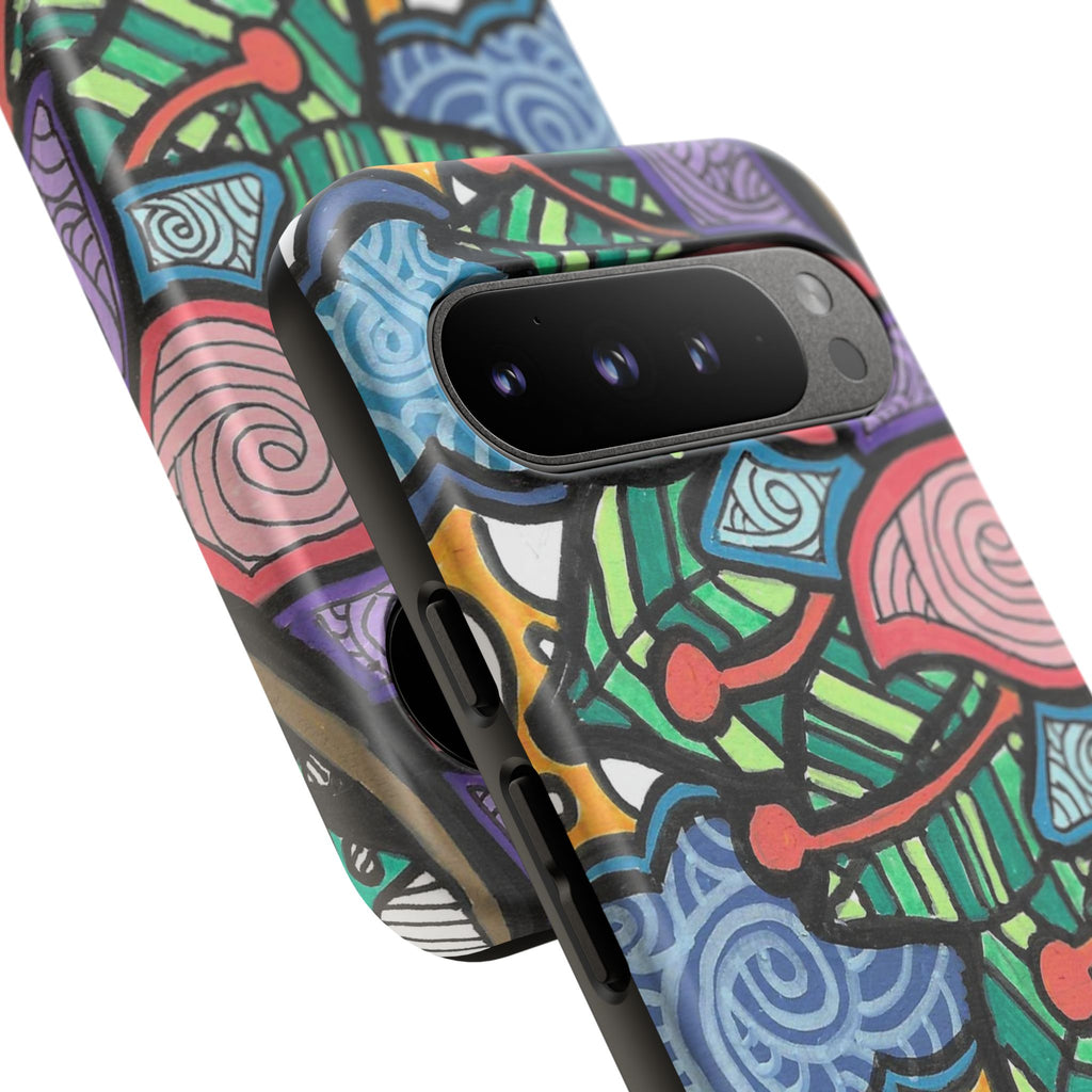 Hand drawn Floral Happy TOUGH Phone Case