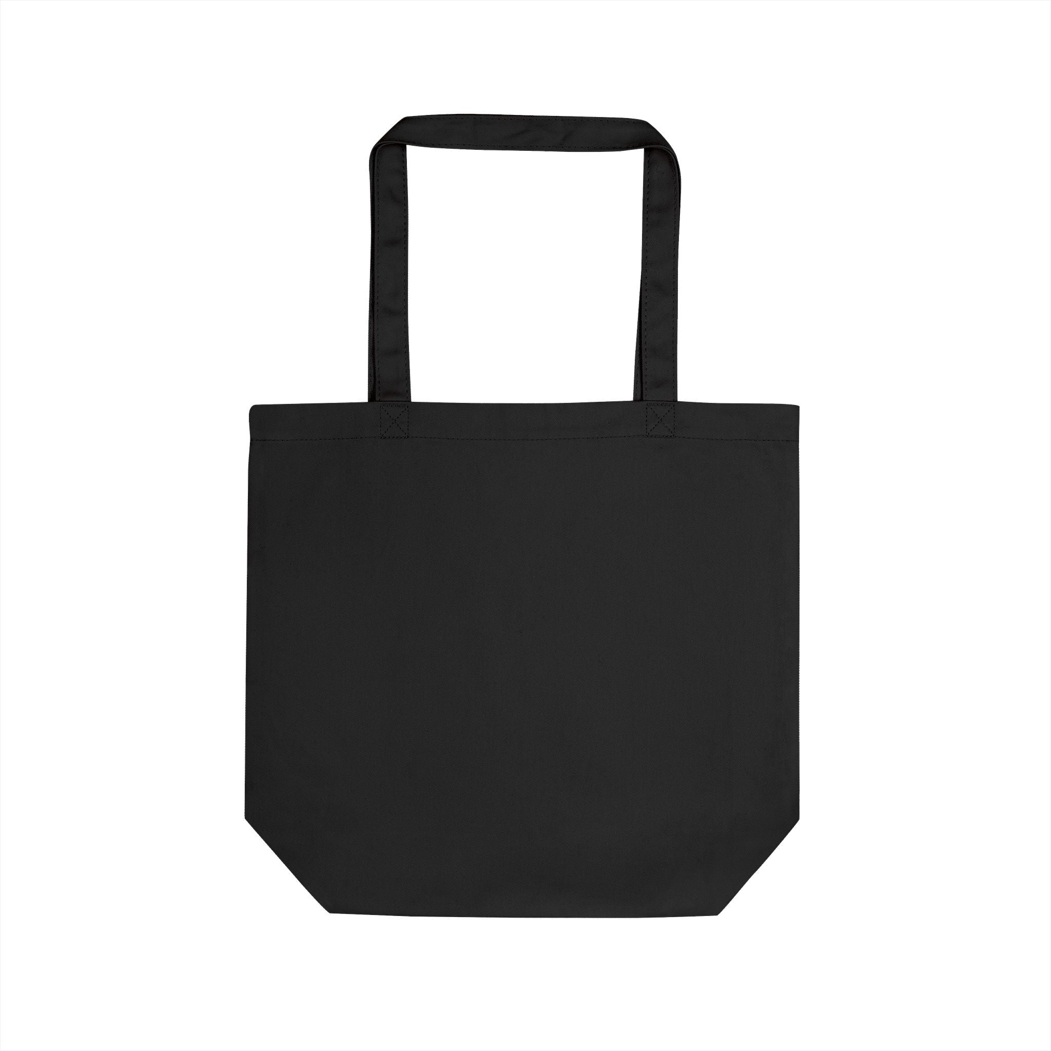 Black and White Doodle Pattern Eco Tote Bag | Hand-Drawn Zentangle Square