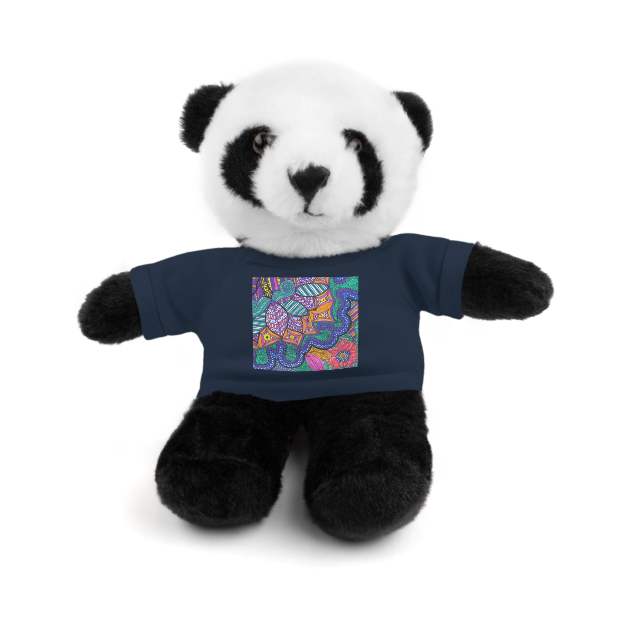 Spring Easter stuffed animal with printed tee