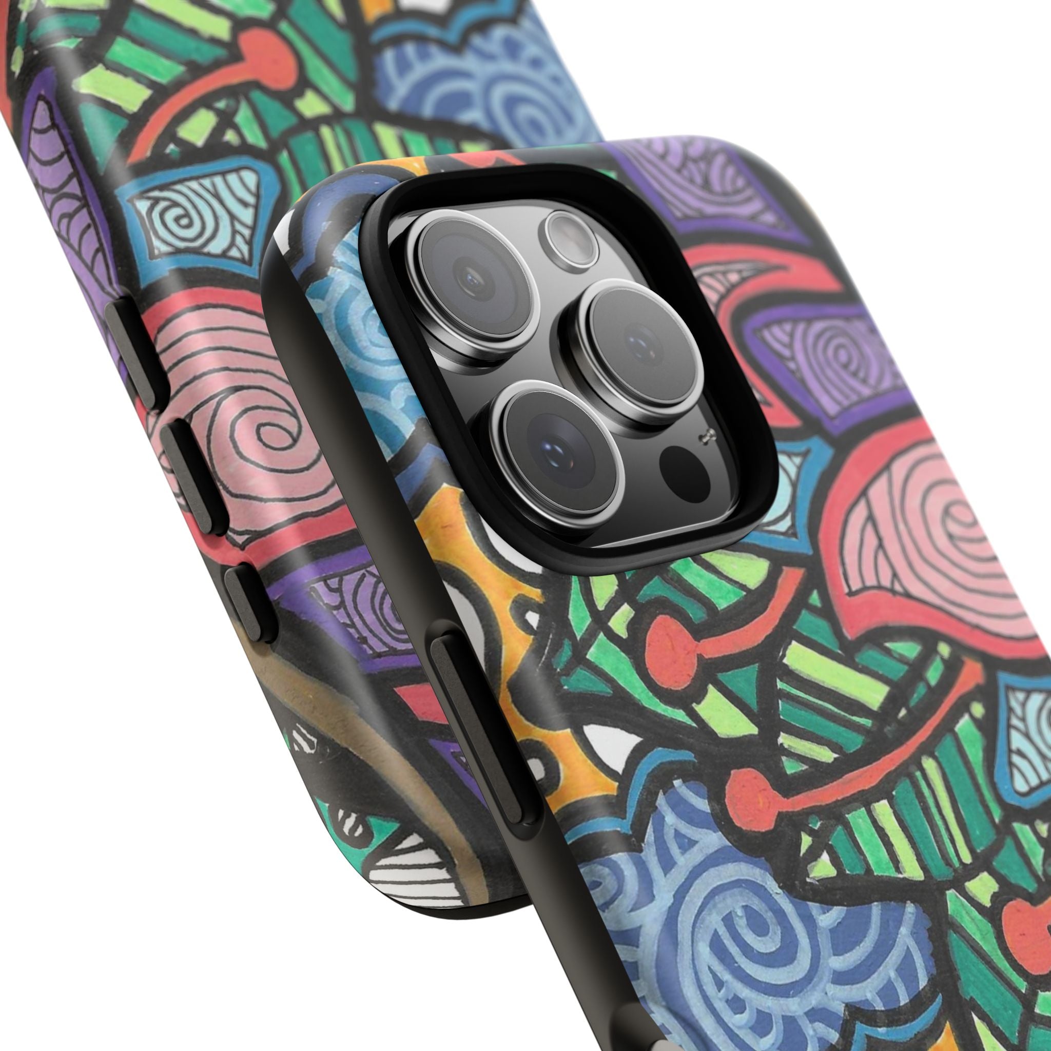 Hand drawn Floral Happy TOUGH Phone Case