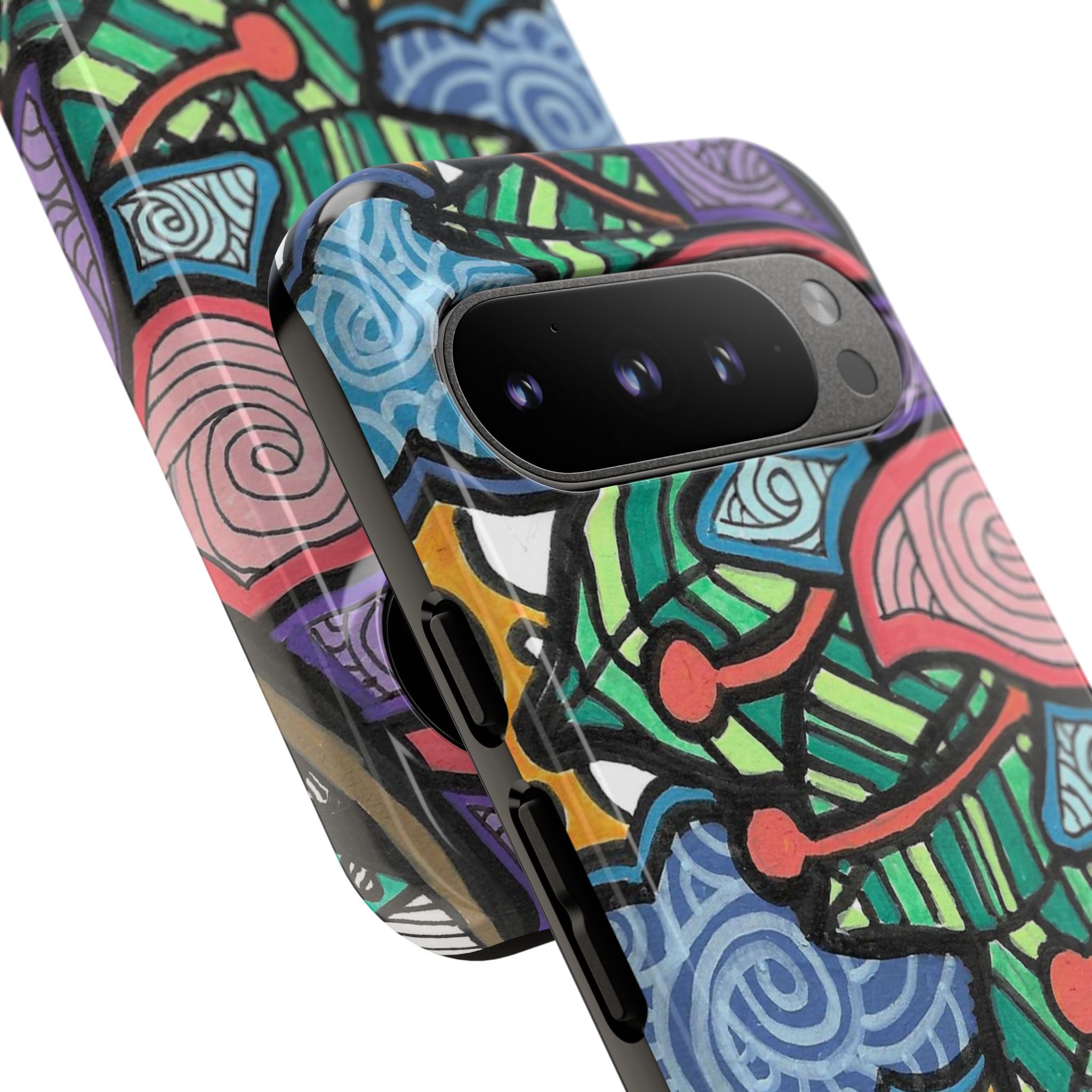 Hand drawn Floral Happy TOUGH Phone Case