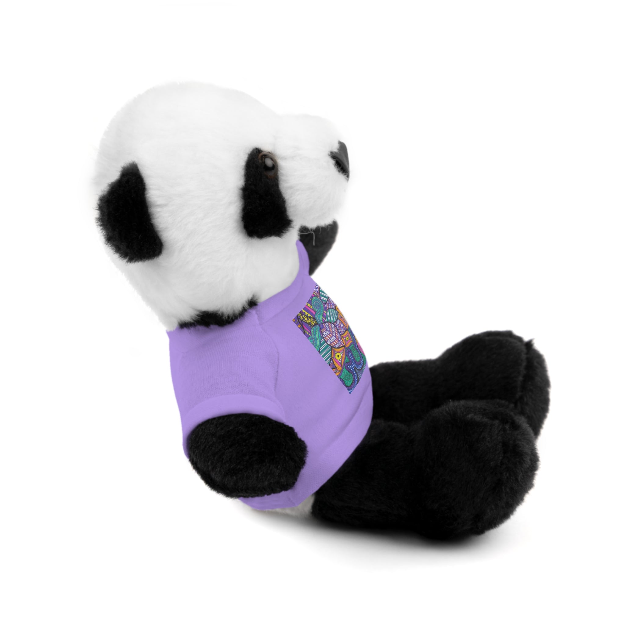 Spring Easter stuffed animal with printed tee