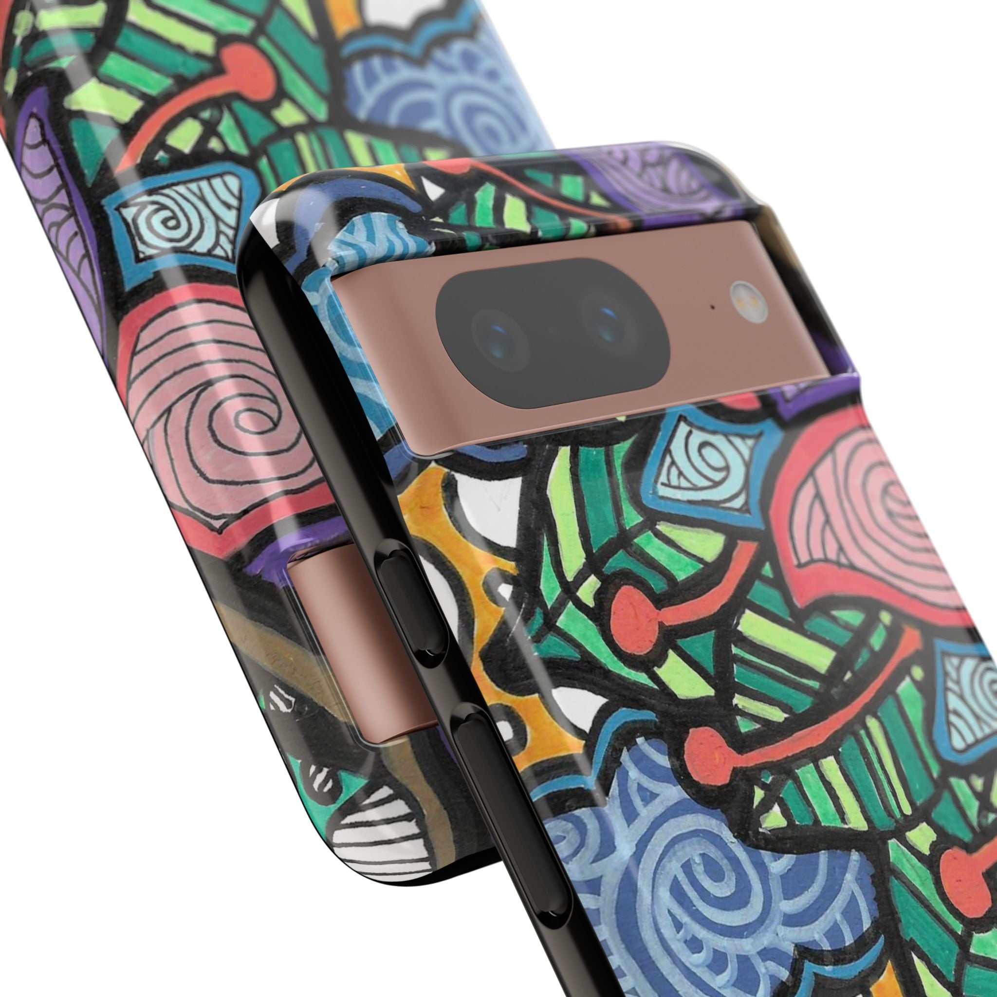 Hand drawn Floral Happy TOUGH Phone Case
