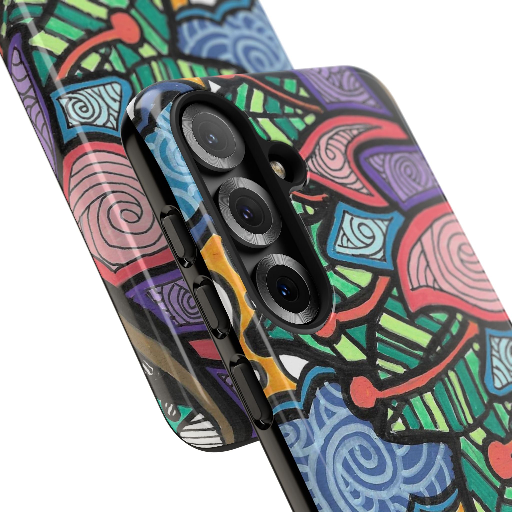 Hand drawn Floral Happy TOUGH Phone Case