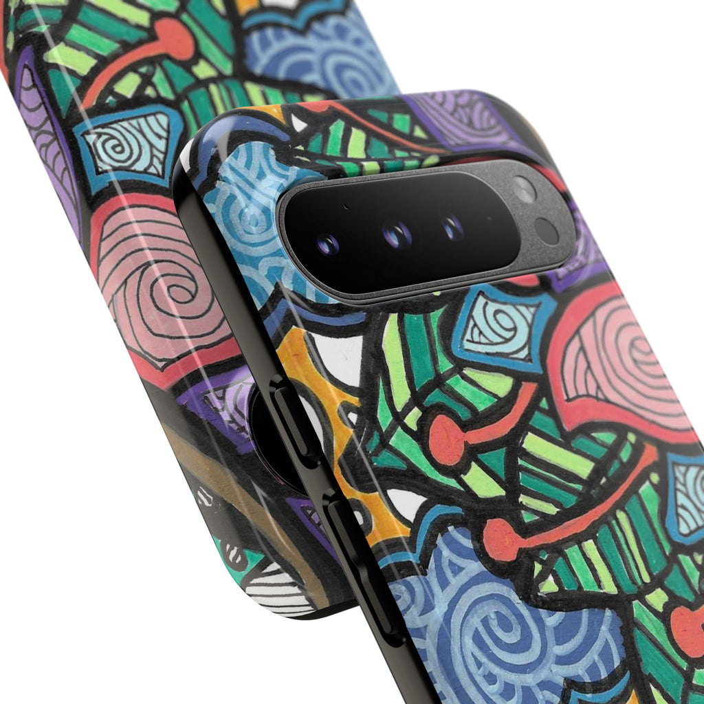 Hand drawn Floral Happy TOUGH Phone Case