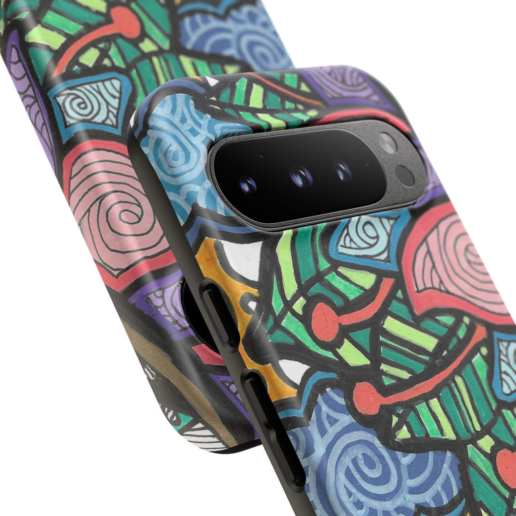 Hand drawn Floral Happy TOUGH Phone Case