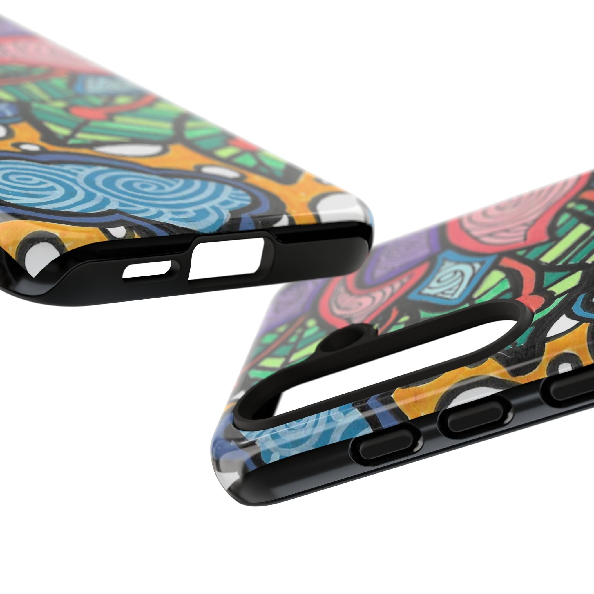 Hand drawn Floral Happy TOUGH Phone Case