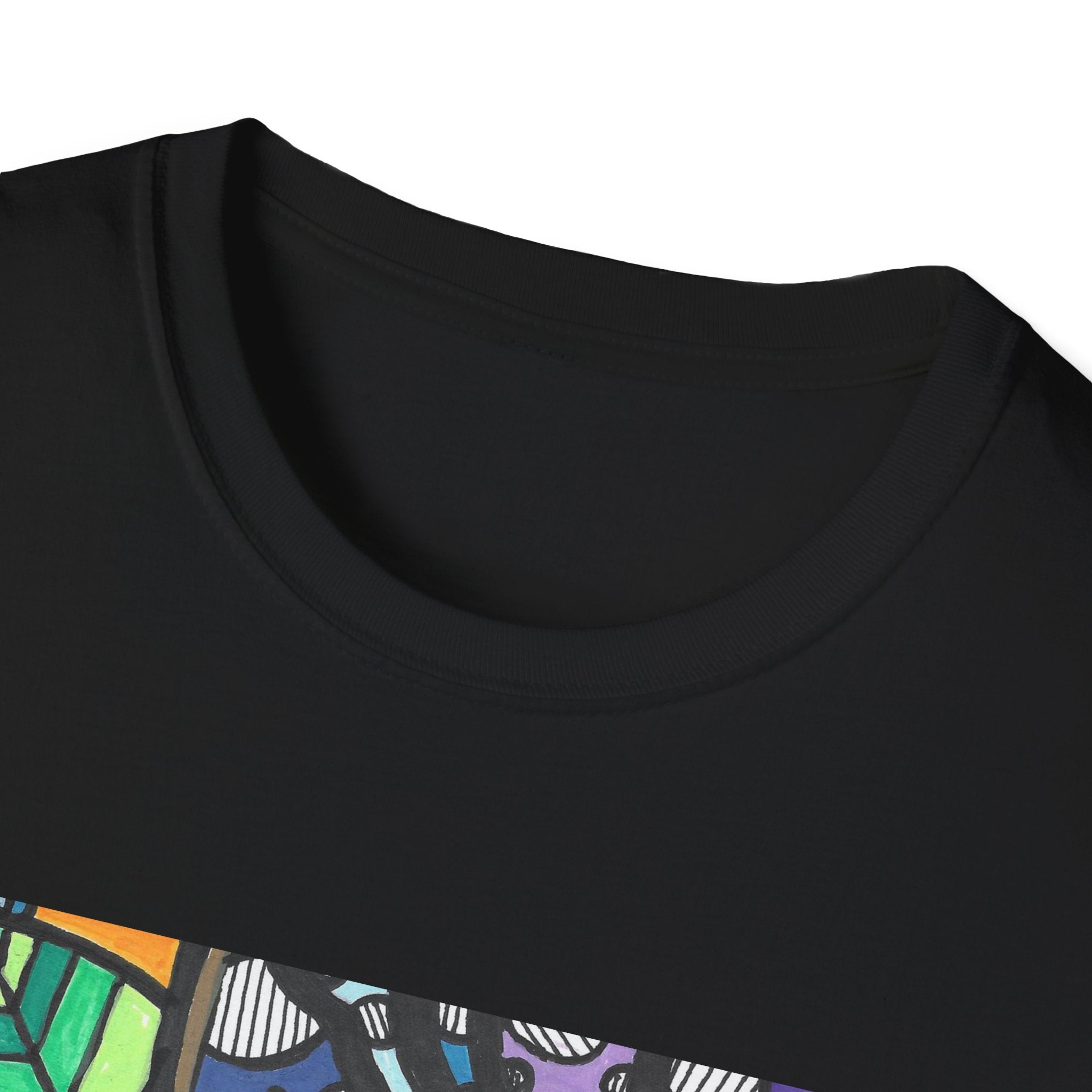 Mandala Floral Tee — Colorful Boho Graphic T-Shirt with 'Algora Indico' Design