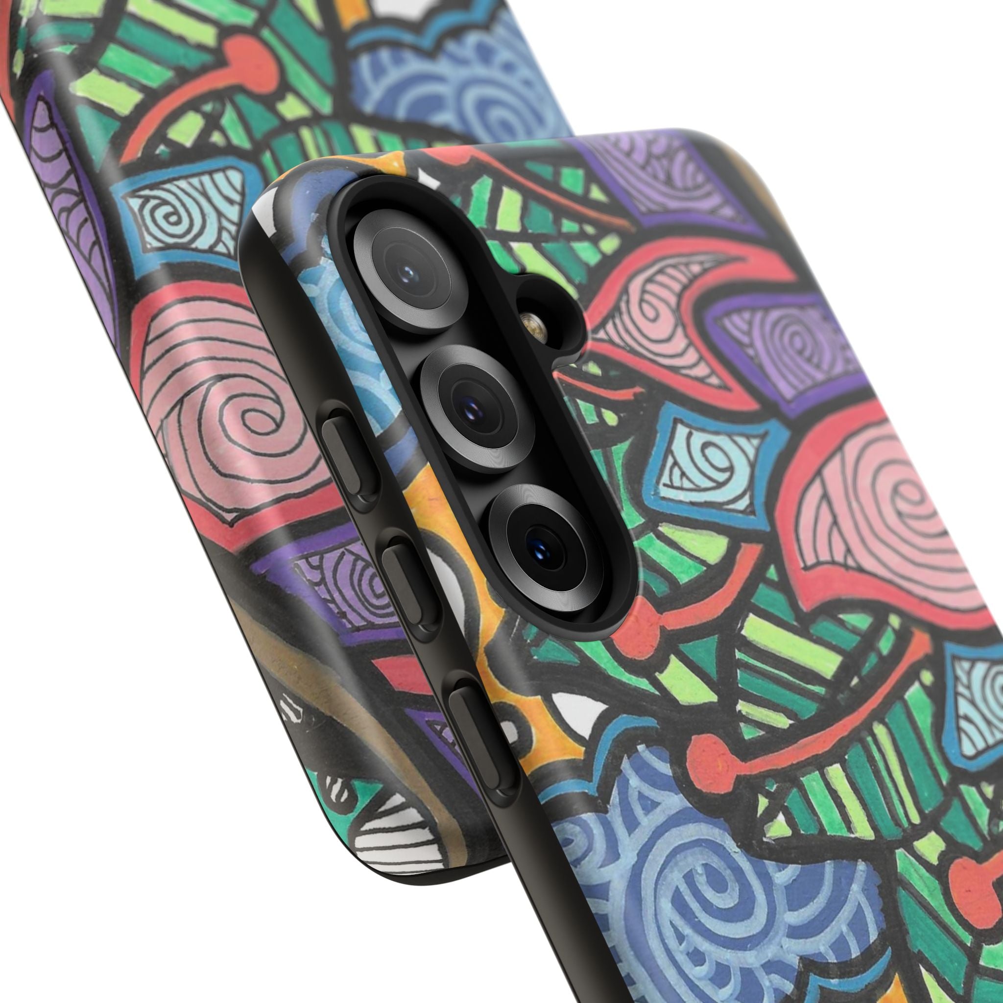 Hand drawn Floral Happy TOUGH Phone Case