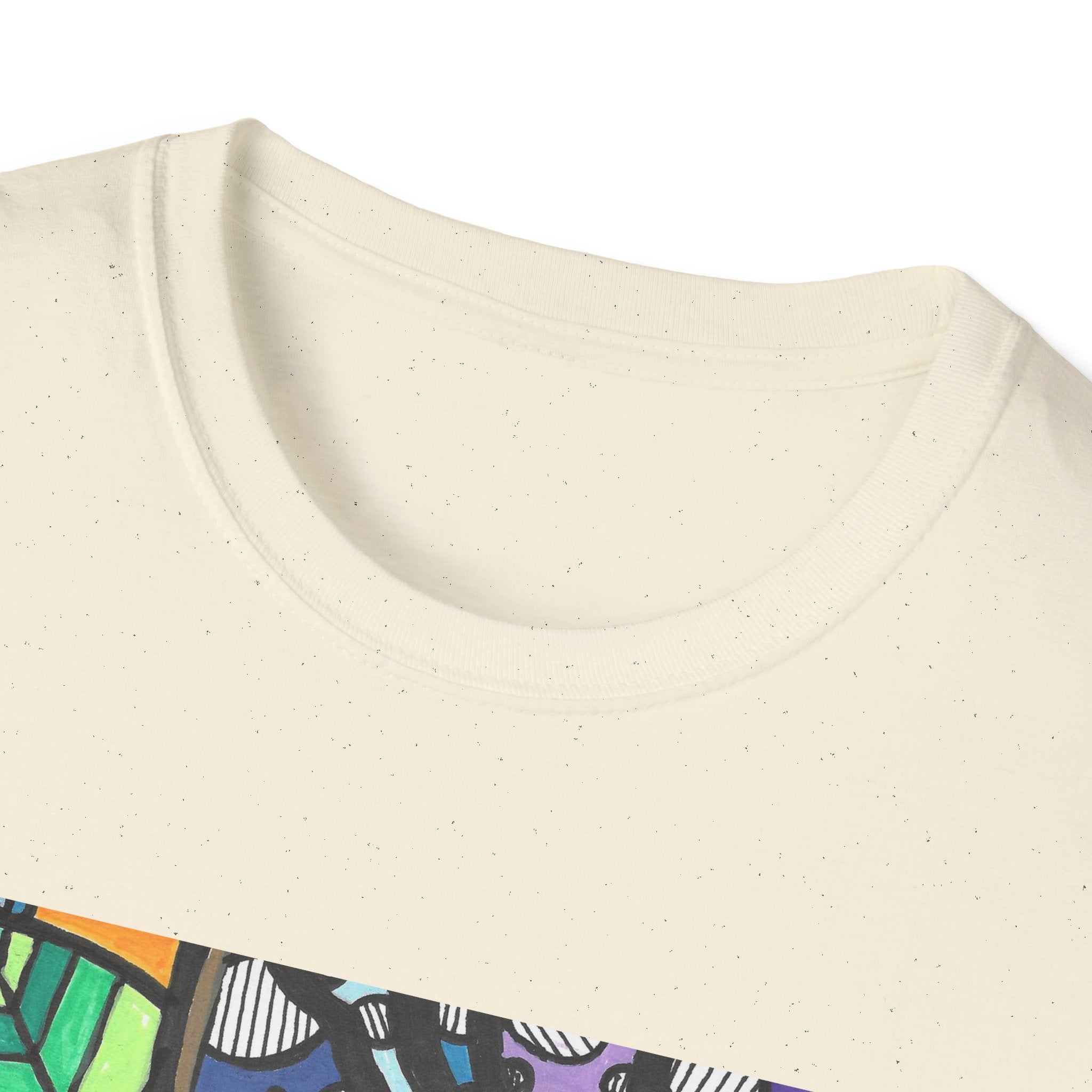 Mandala Floral Tee — Colorful Boho Graphic T-Shirt with 'Algora Indico' Design