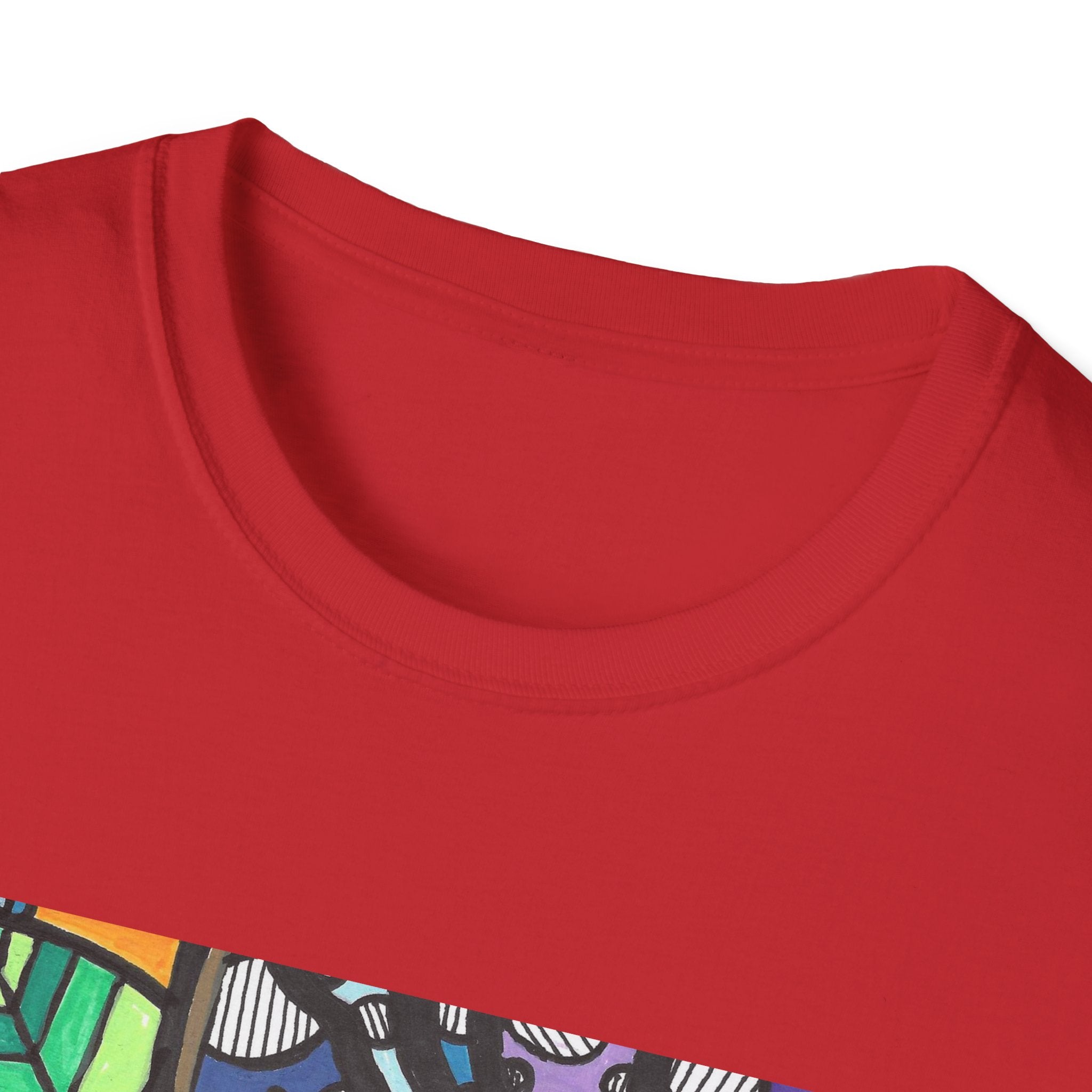 Mandala Floral Tee — Colorful Boho Graphic T-Shirt with 'Algora Indico' Design