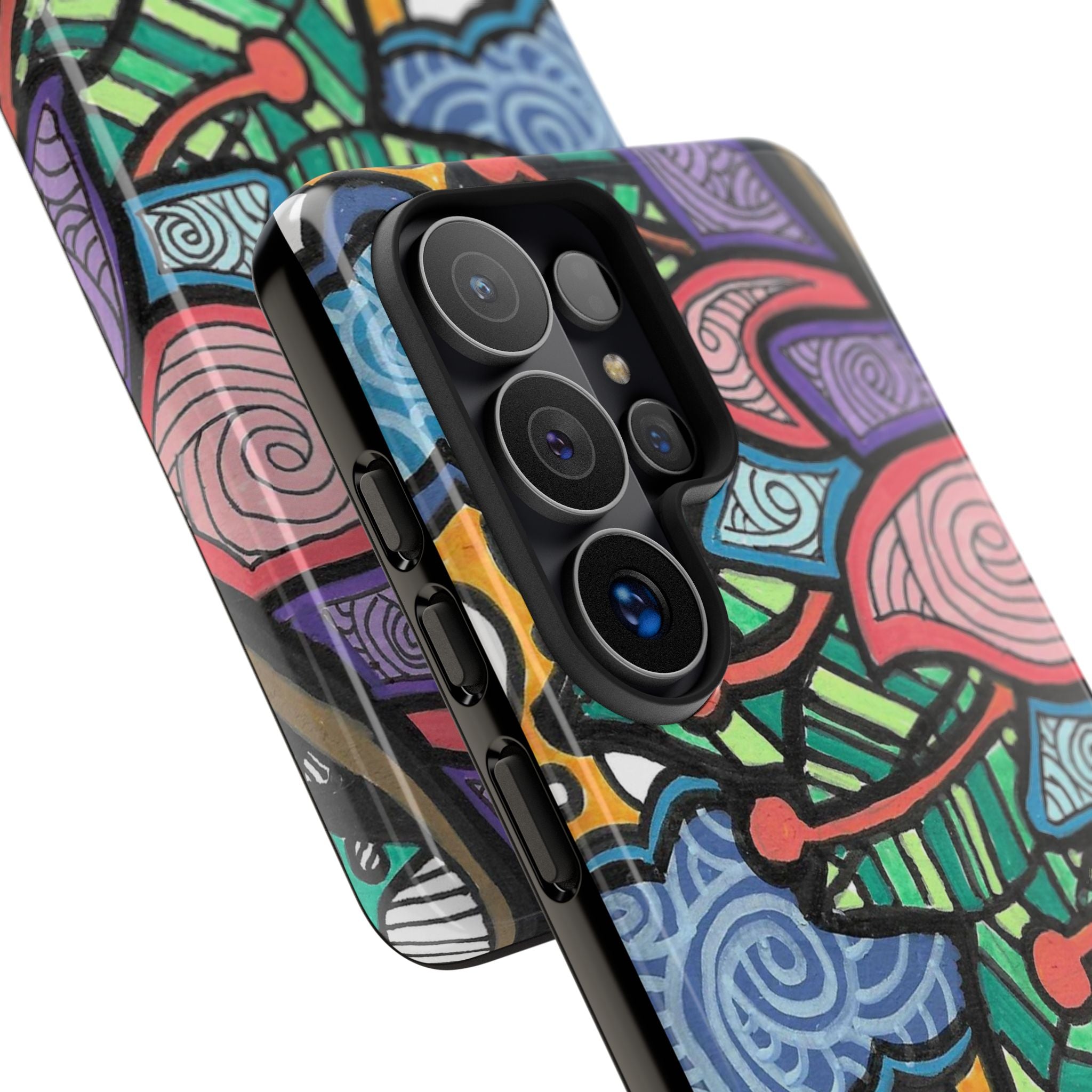 Hand drawn Floral Happy TOUGH Phone Case