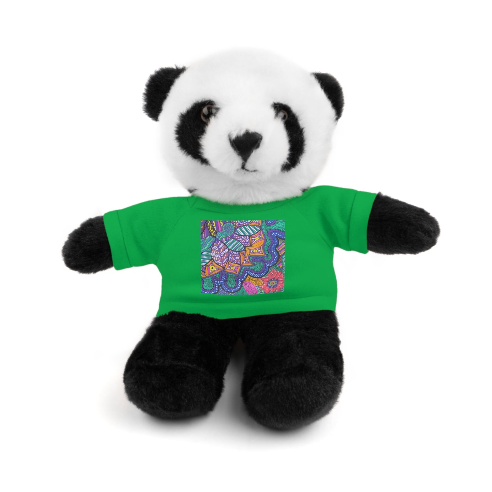 Spring Easter stuffed animal with printed tee