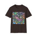 Mandala Floral Tee — Colorful Boho Graphic T-Shirt with 'Algora Indico' Design